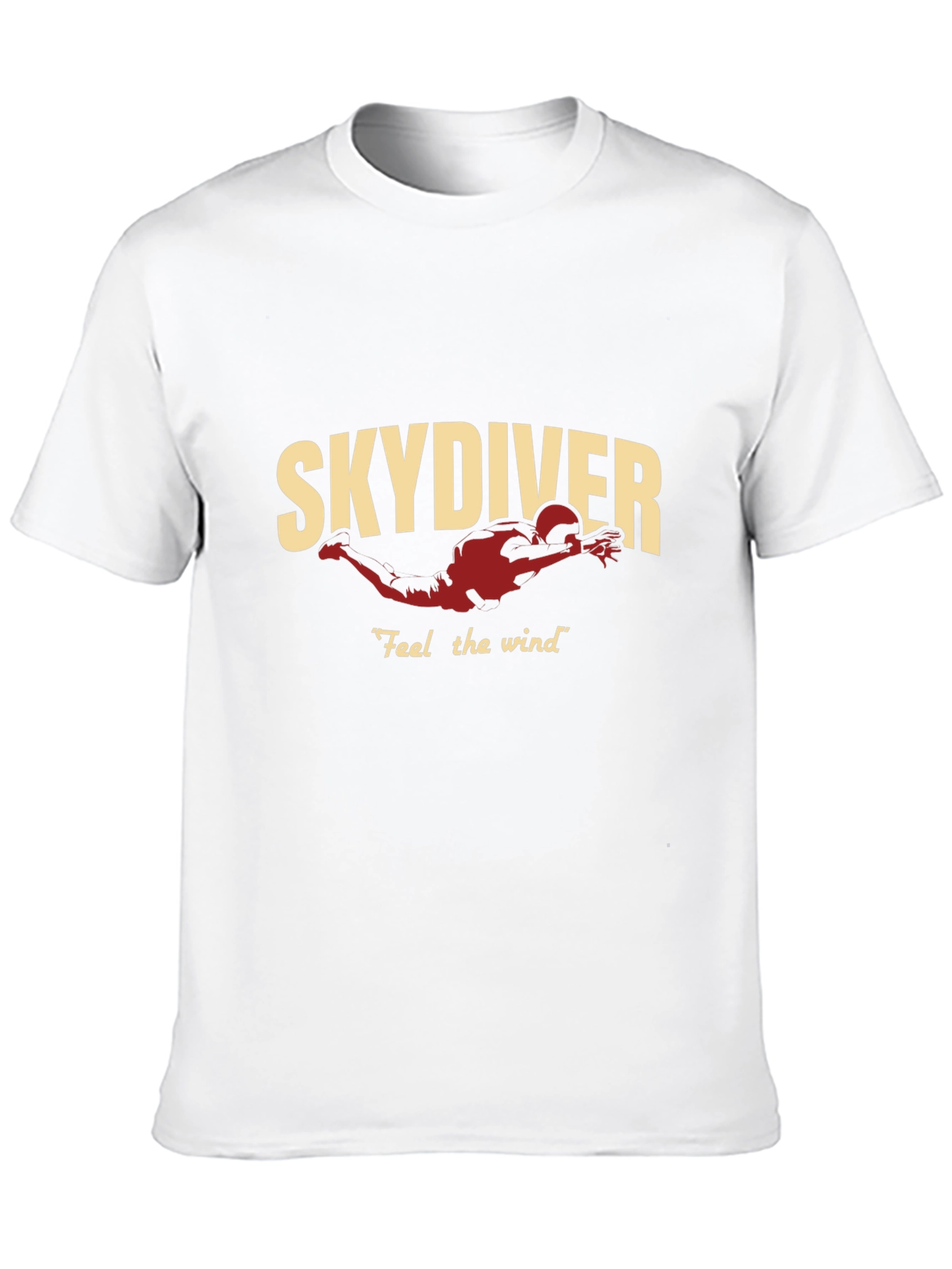 Black Skydiving T-Shirt - Feel the Wind view 10