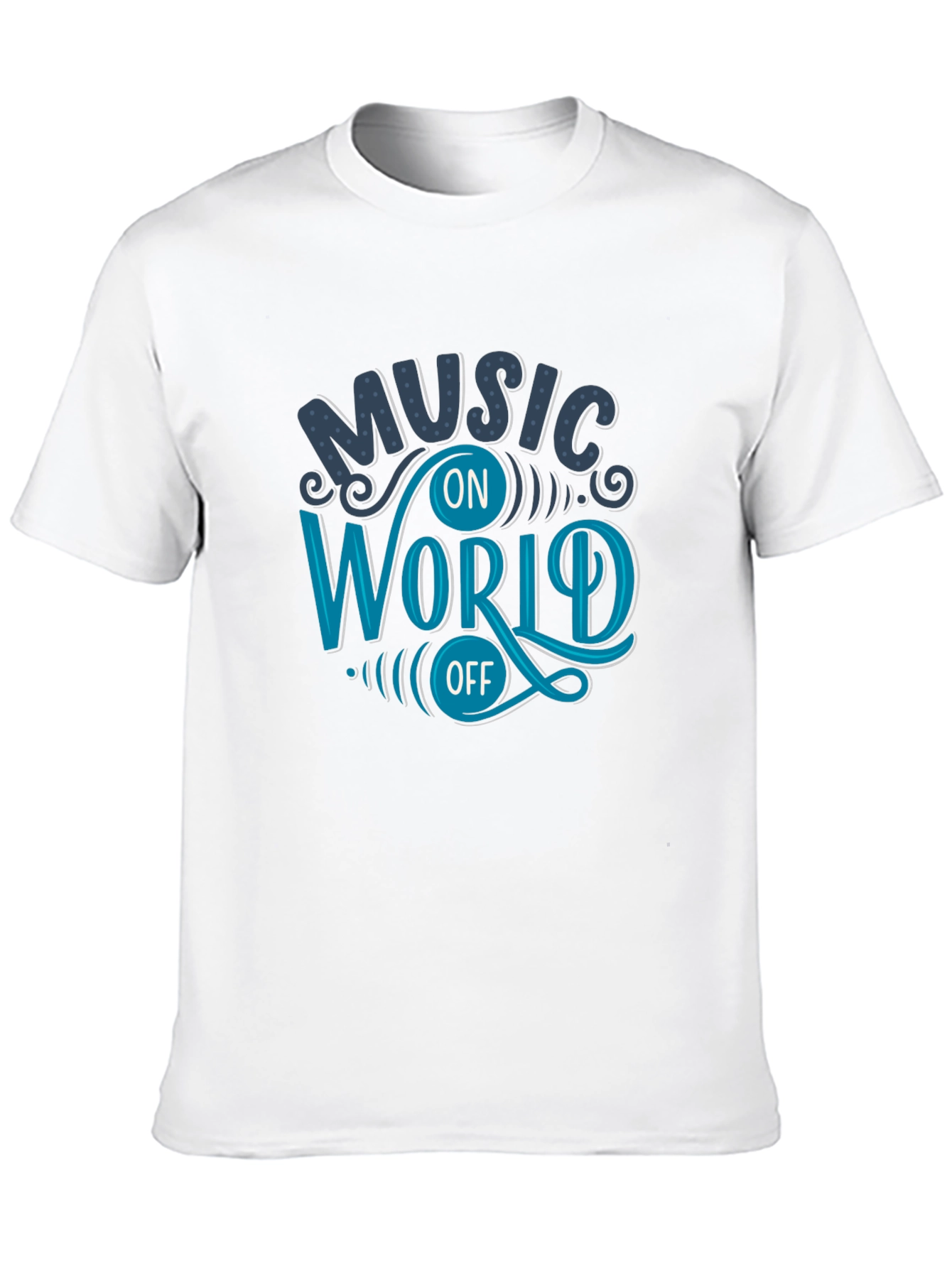 Black Music On World Off Graphic T-Shirt view 10