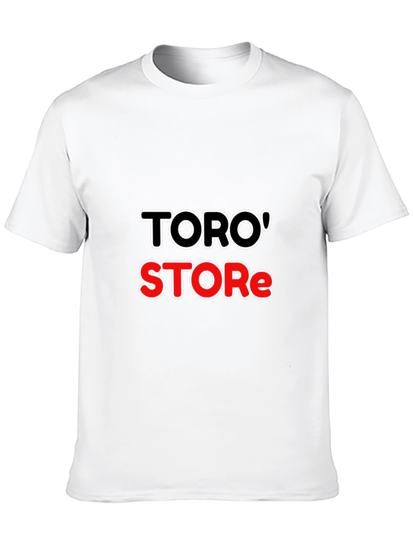 Black TORO' STORE Black Graphic Tee - Modern Streetwear view 10