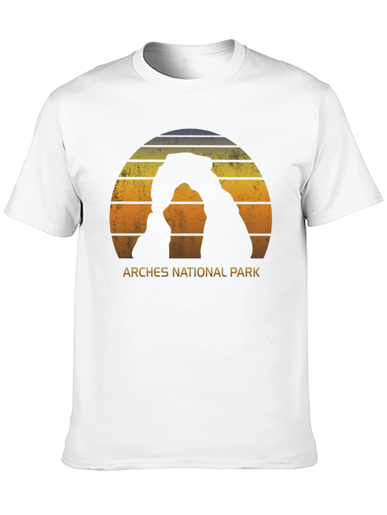 Black Arches National Park Retro T-Shirt view 10