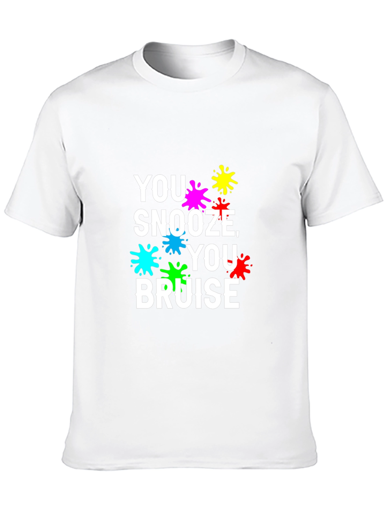 Black You Snooze You Bruise T-Shirt view 10