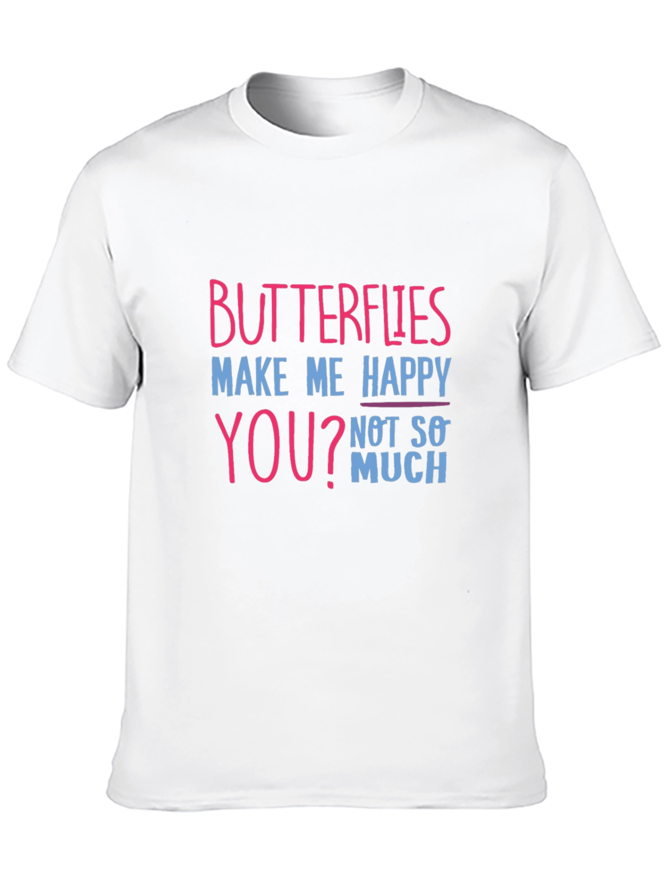 Black Butterflies Make Me Happy Tee view 10