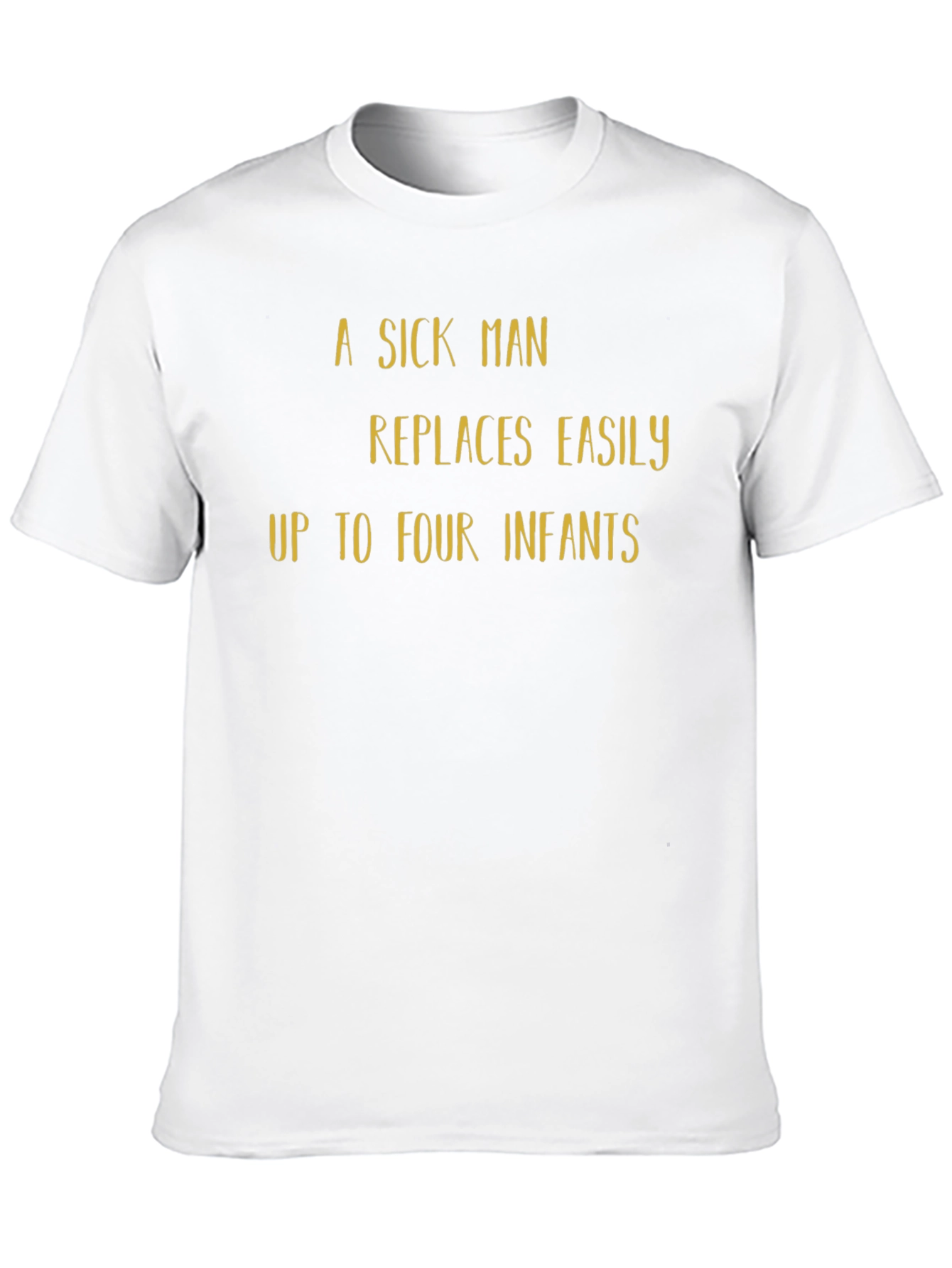 Black A Sick Man Replaces Infants Tee view 10