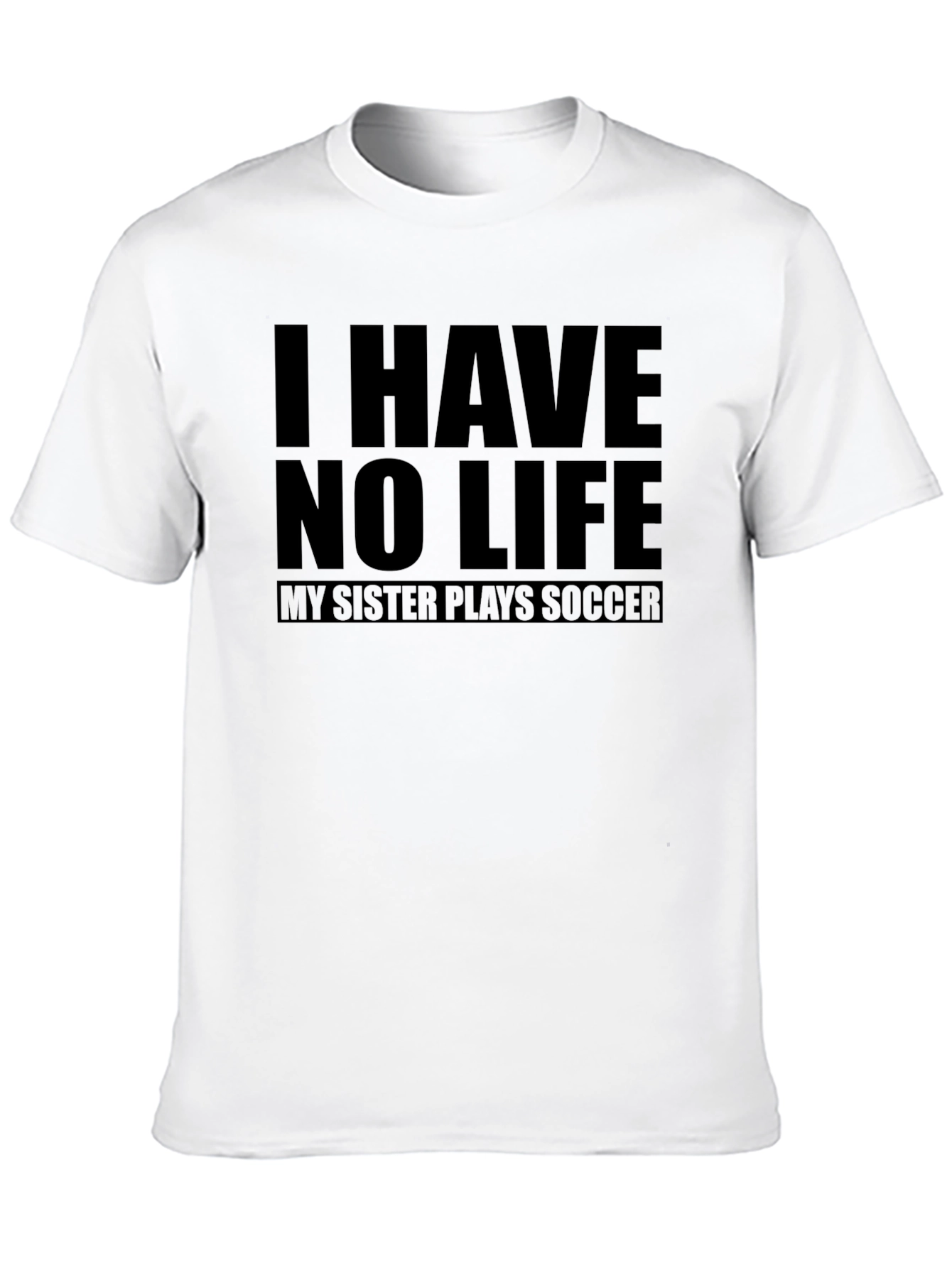 Black Humorous Soccer Fan T-Shirt view 10