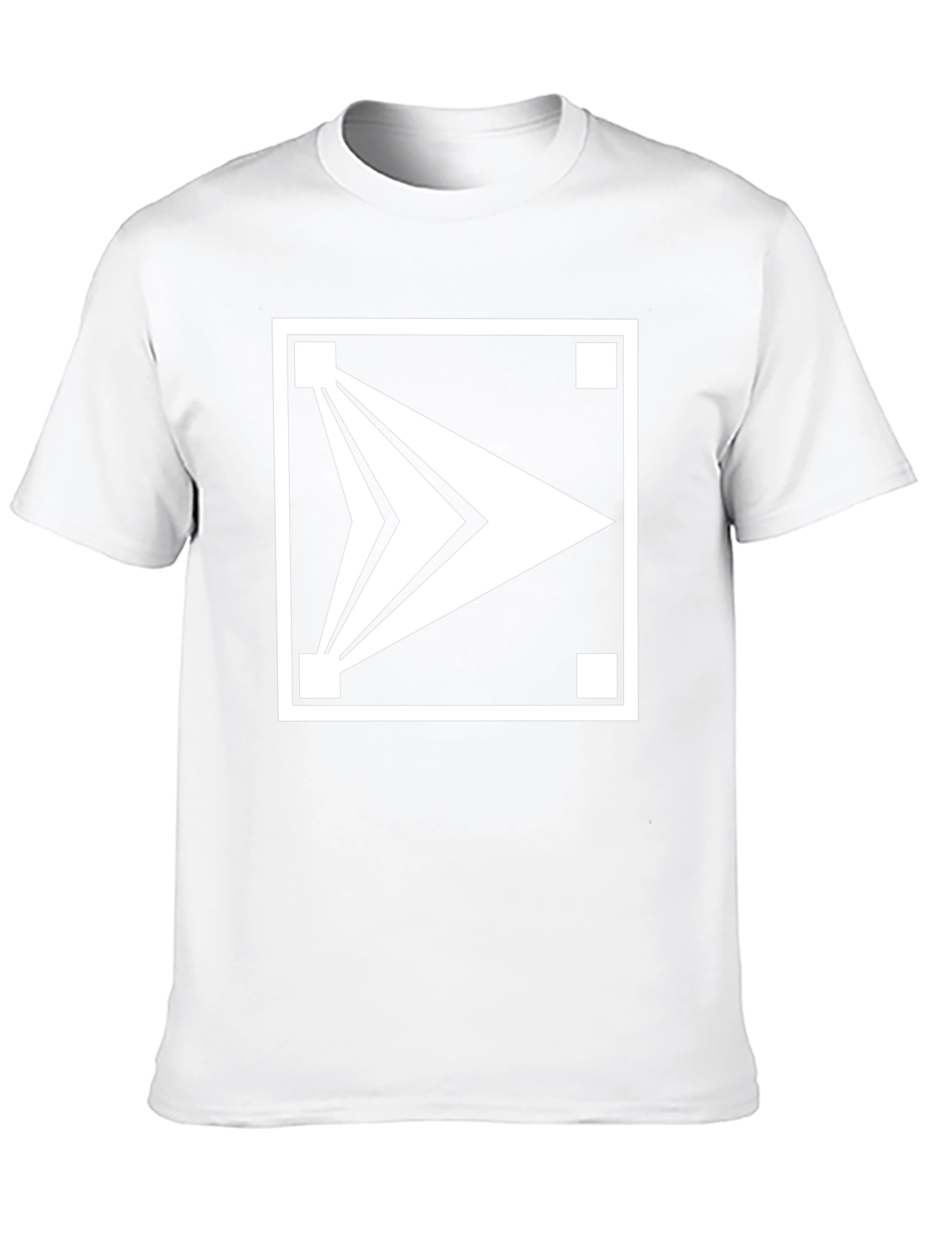 Modern Arrow Graphic T-Shirt - Black Cotton Blend - 10