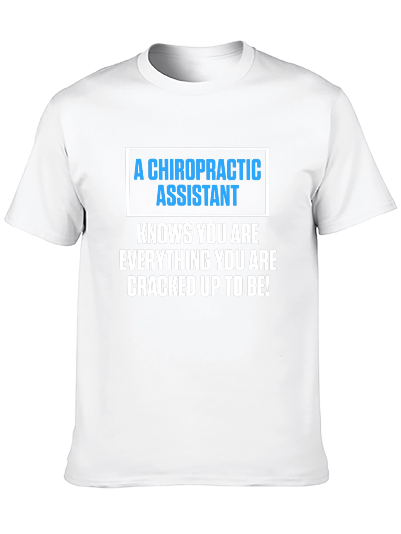 Black Chiropractic Assistant T-Shirt view 10