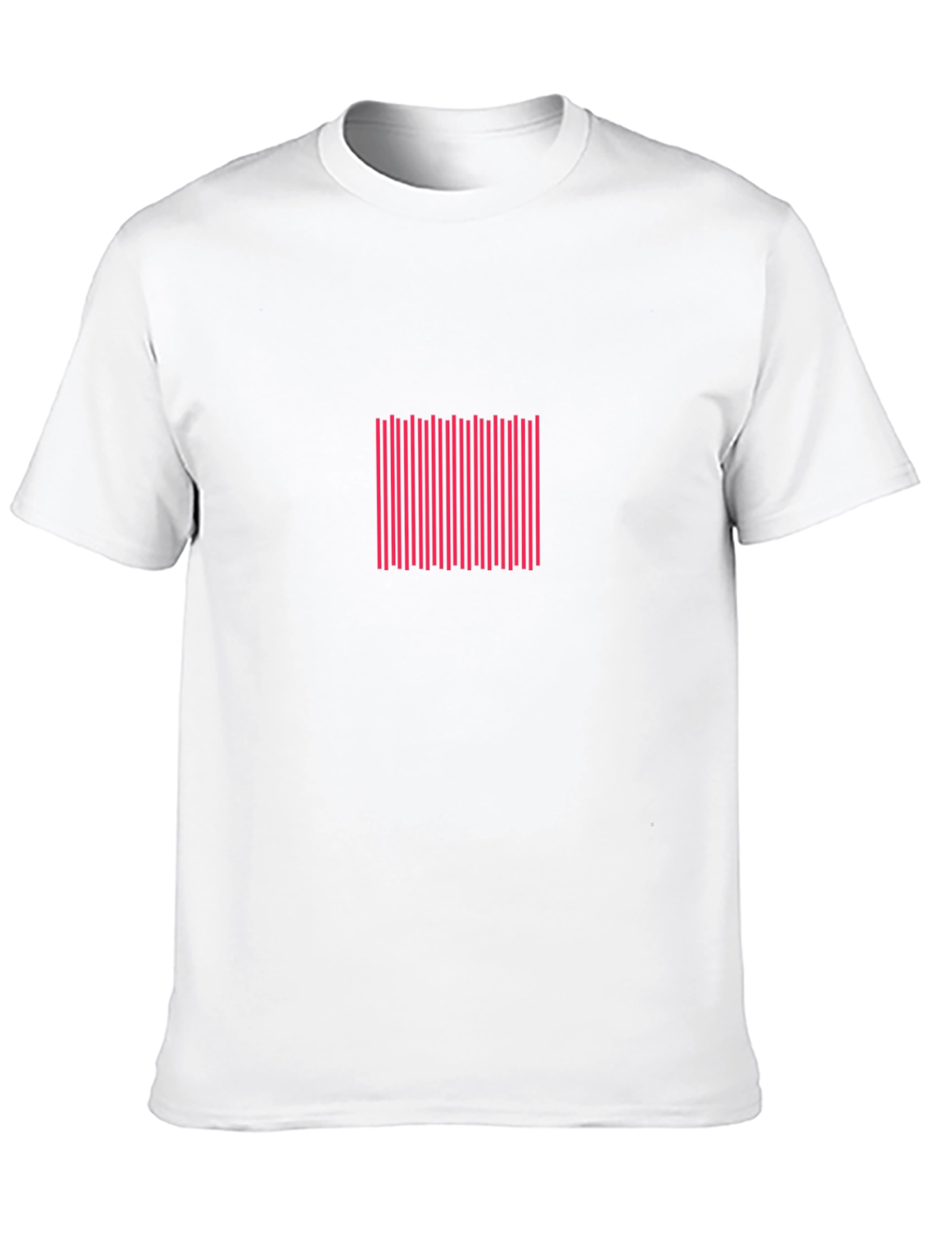 Black Modern Striped Graphic Tee view 10