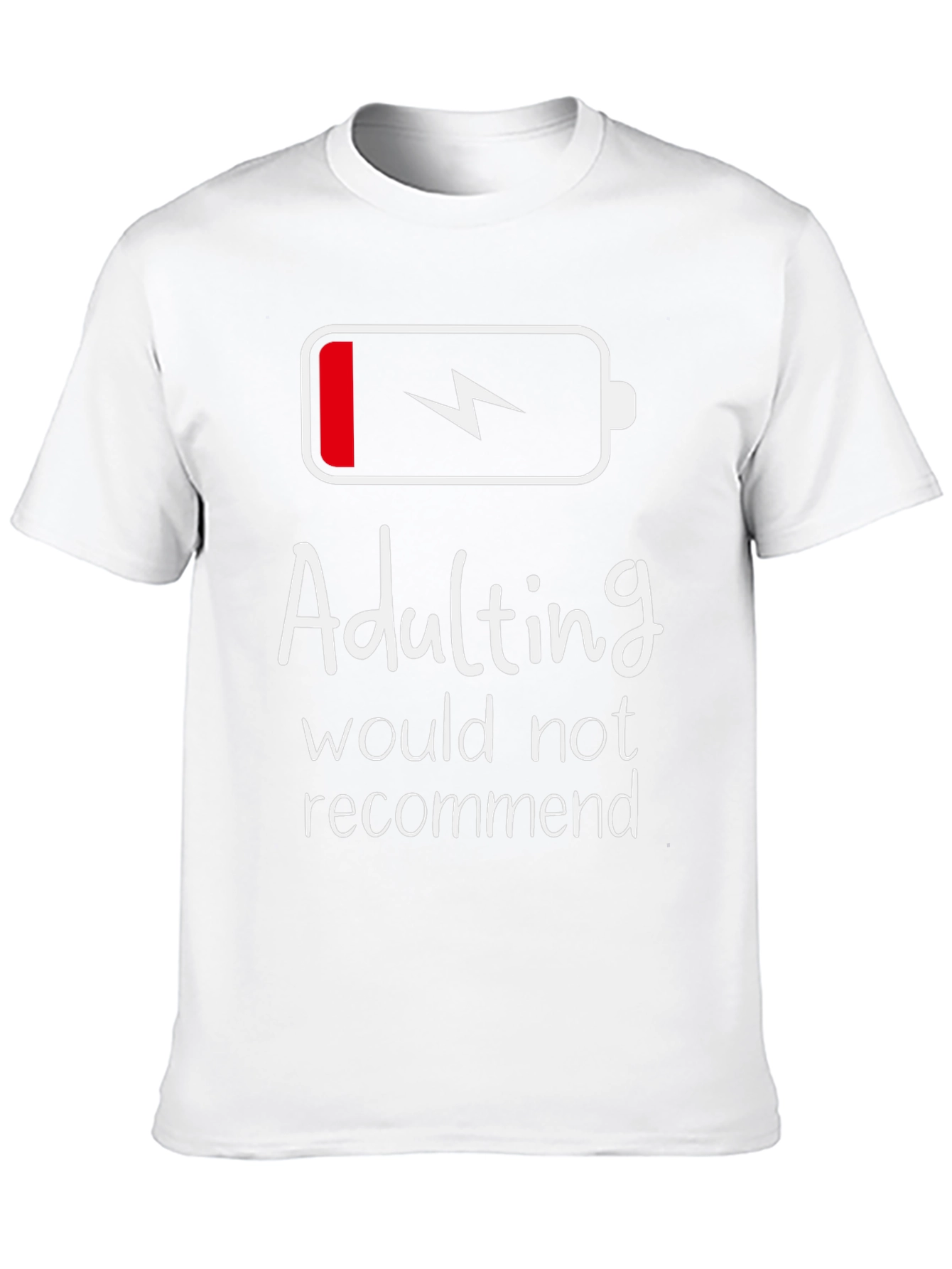 Black Adulting - Not Recommended T-Shirt view 10