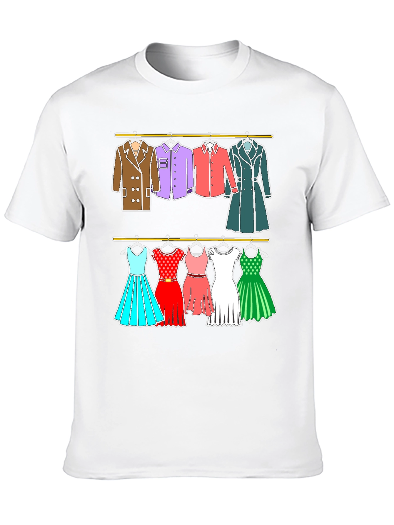 Black Clothes Rack T-Shirt view 10