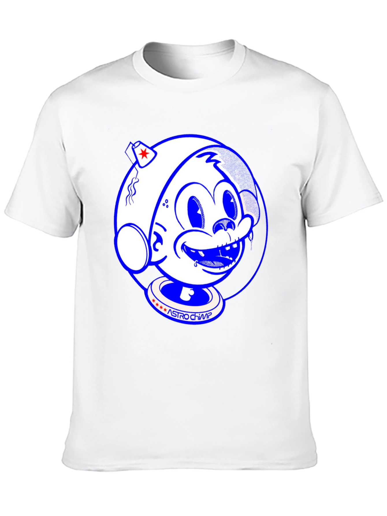 Black Astro Champ Graphic Tee - Black Cotton T-Shirt view 10