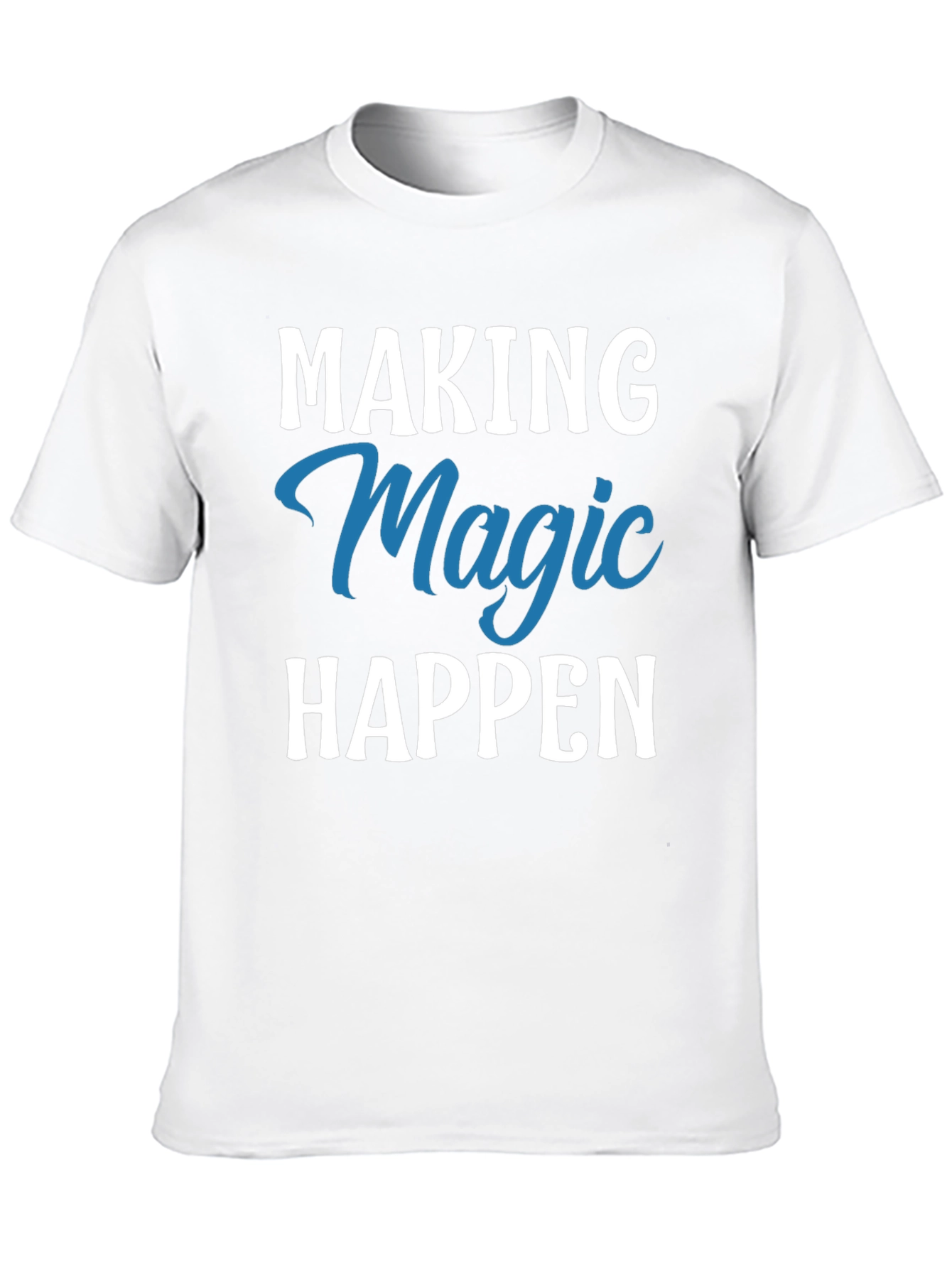 Black Making Magic Happen Graphic Tee view 10