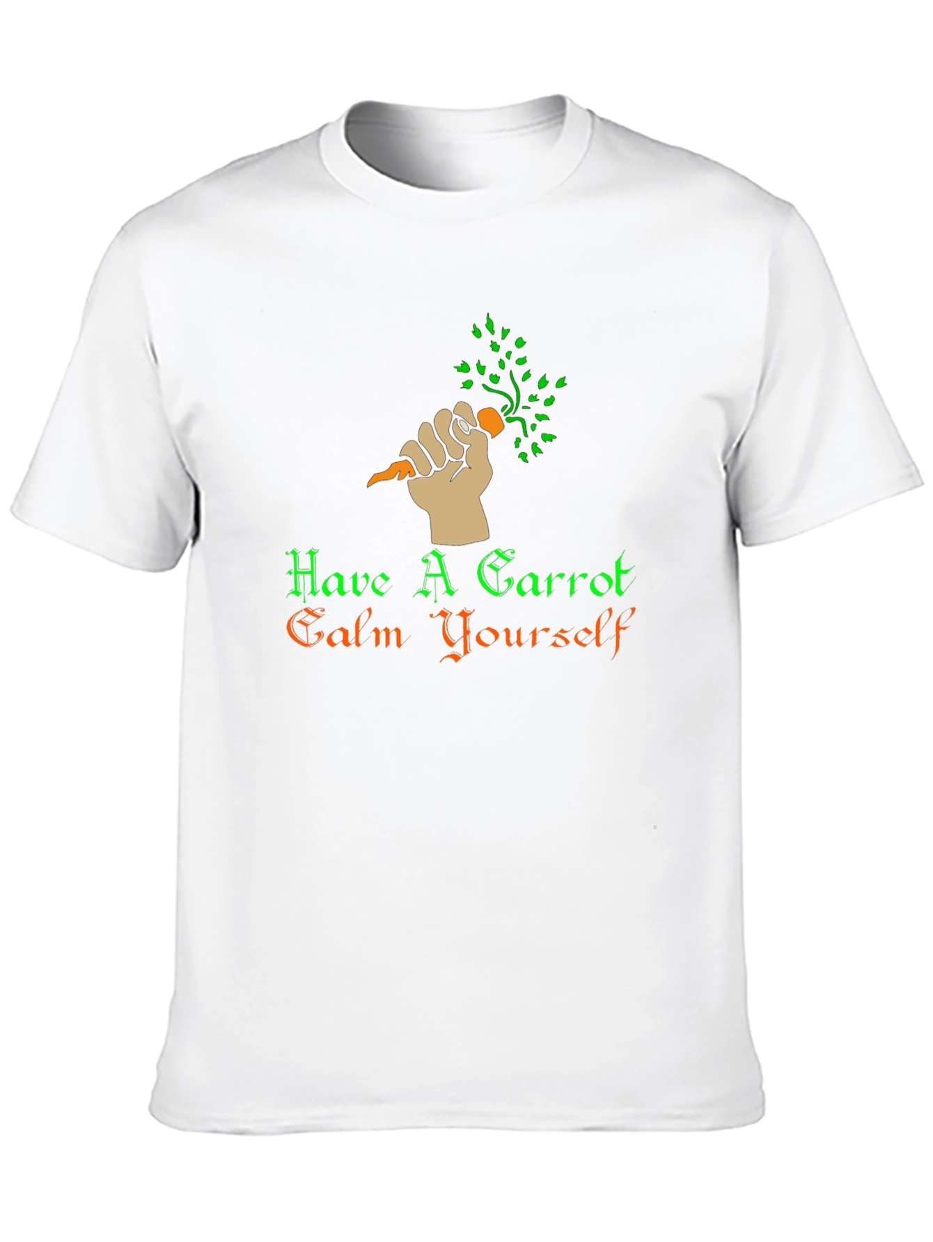 Black Have A Carrot Calm Yourself T-Shirt view 10