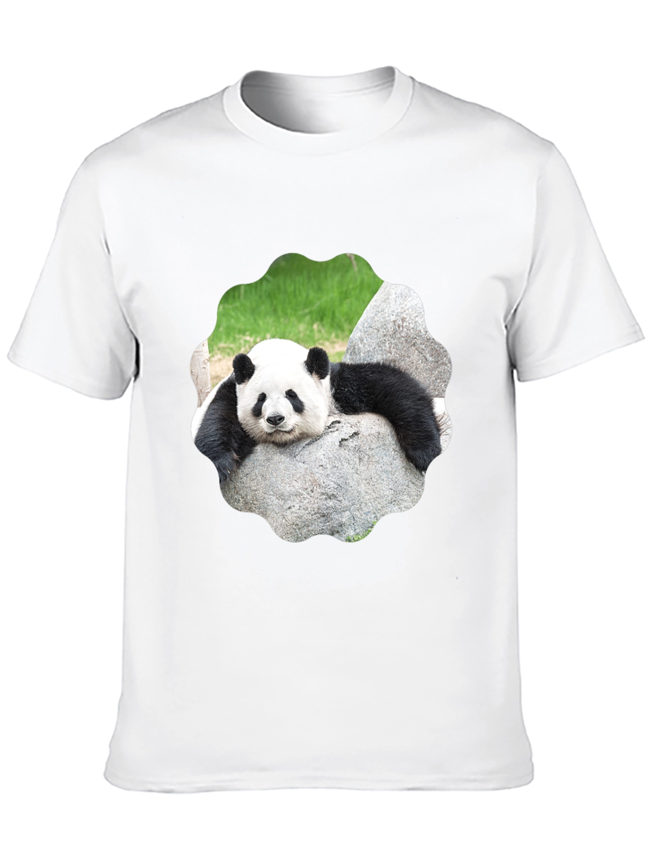 Black Panda Bear Graphic Tee - Cool Animal Lover Shirt view 10