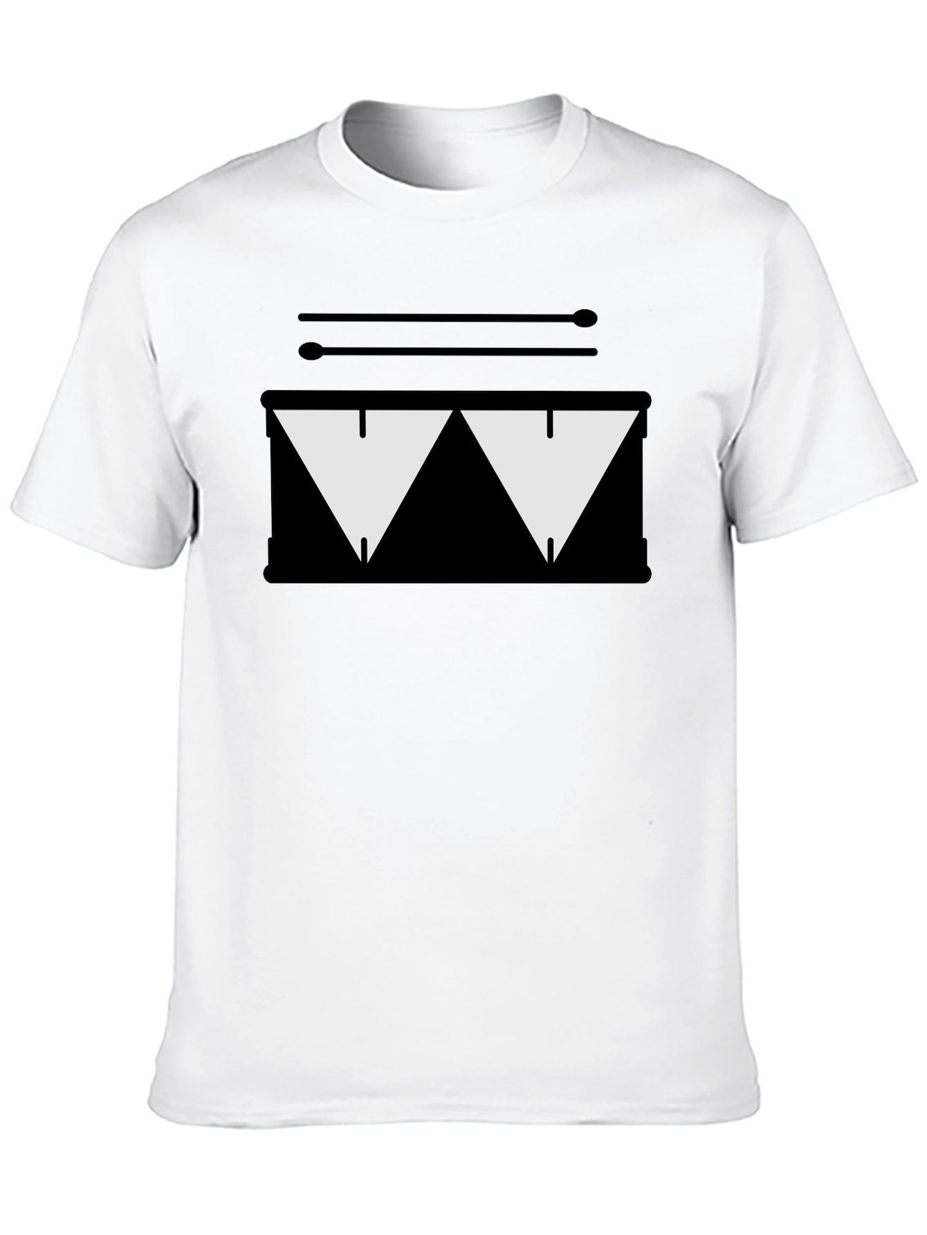 Black Drum Kit Graphic Tee - Black T-Shirt view 10