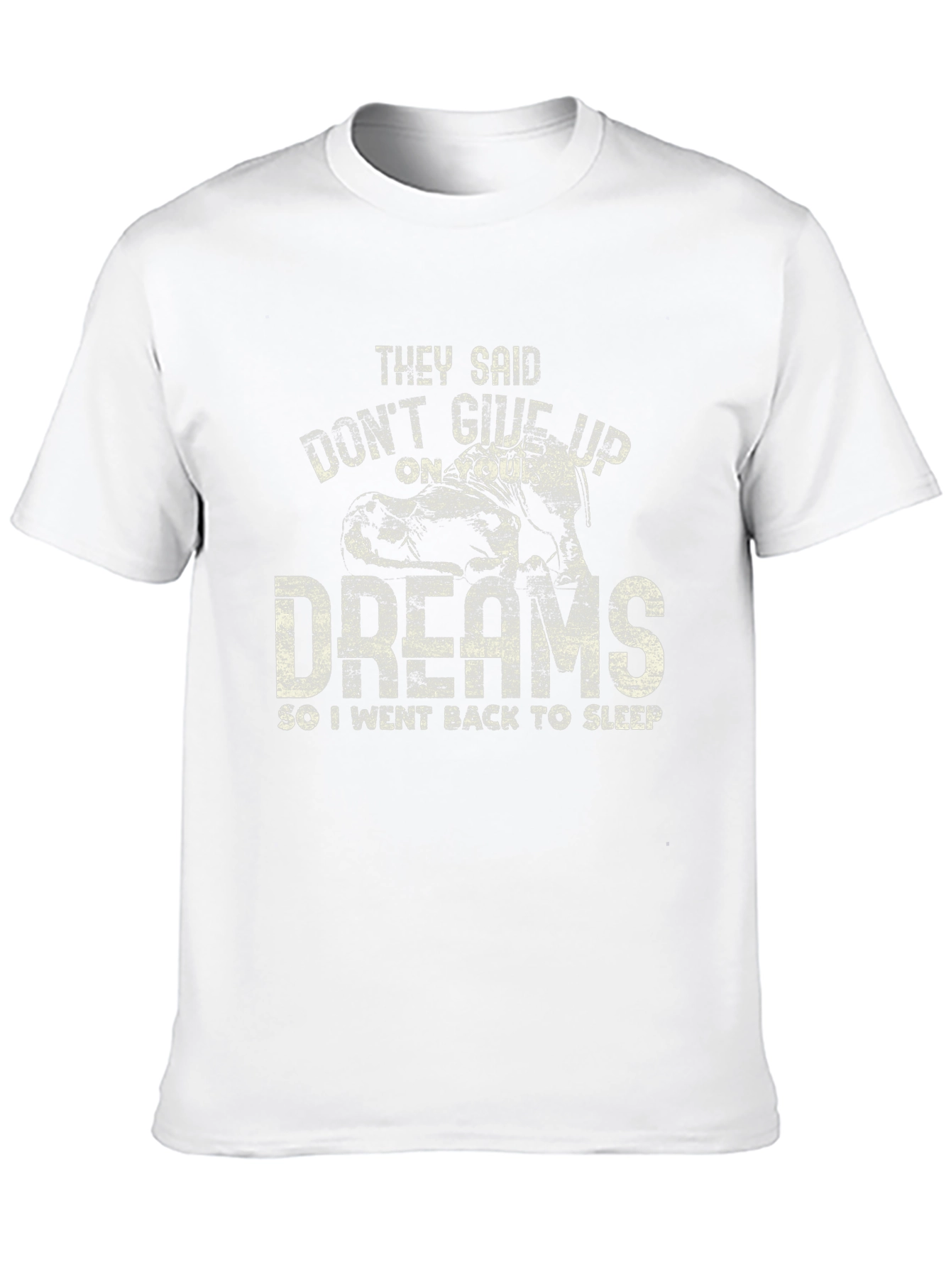 Black Funny Dreams Sleep T-Shirt view 10