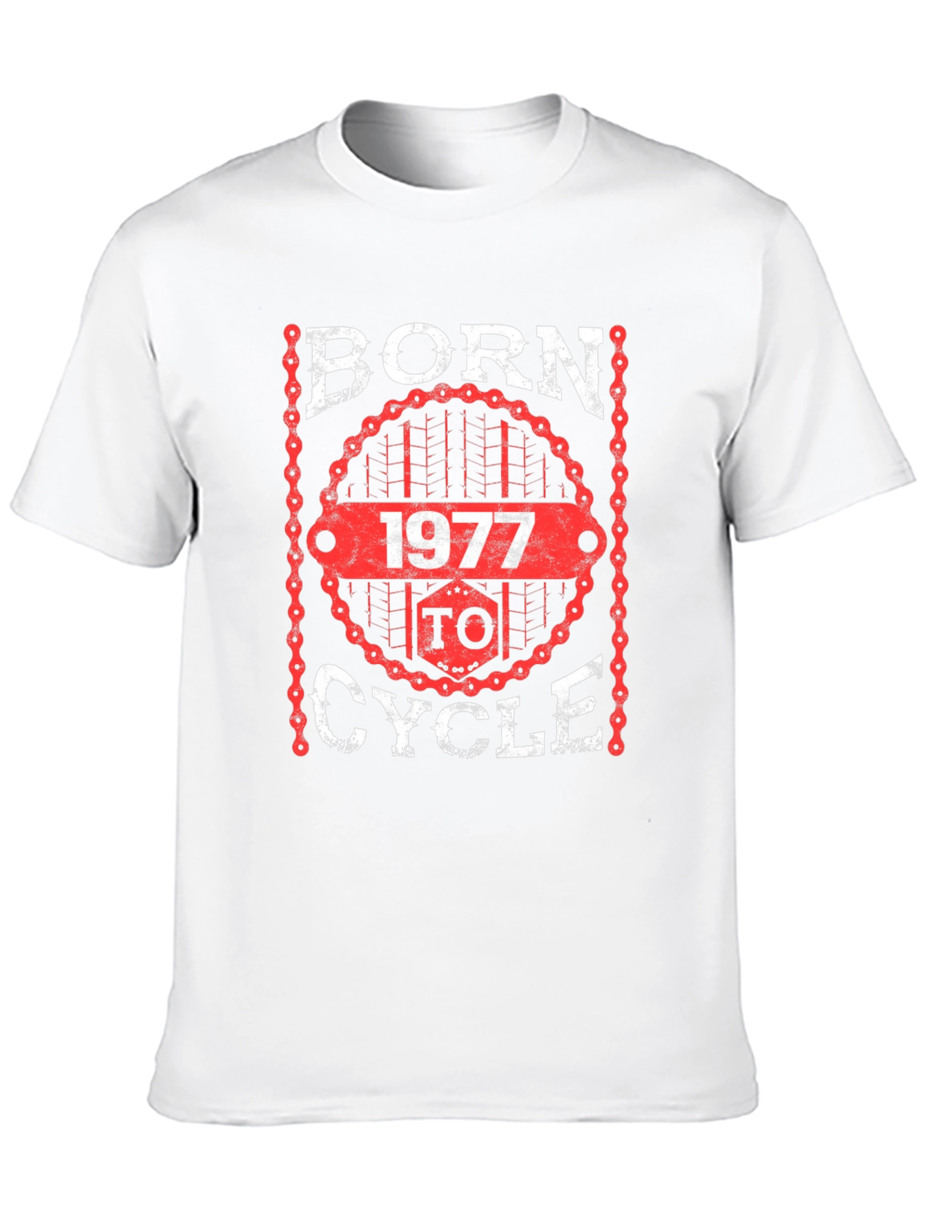 Black Born To Cycle 1977 T-Shirt view 10