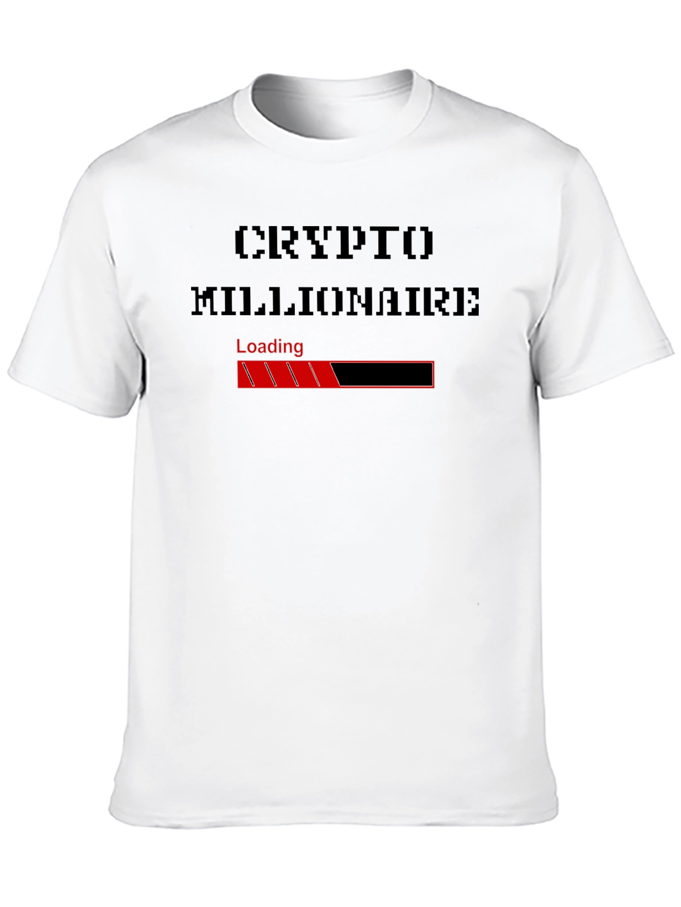 Black Crypto Millionaire Loading T-Shirt - Black view 10