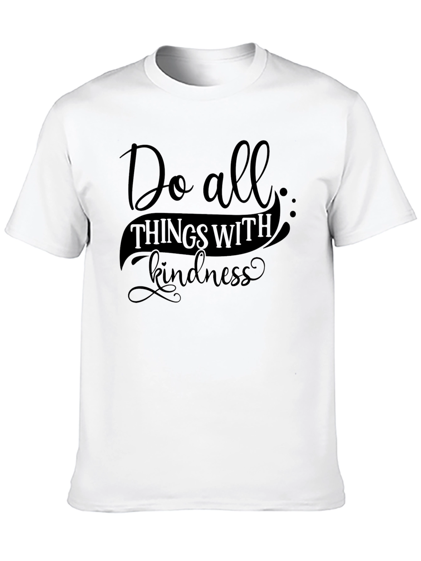 Black Kindness Graphic Tee view 10