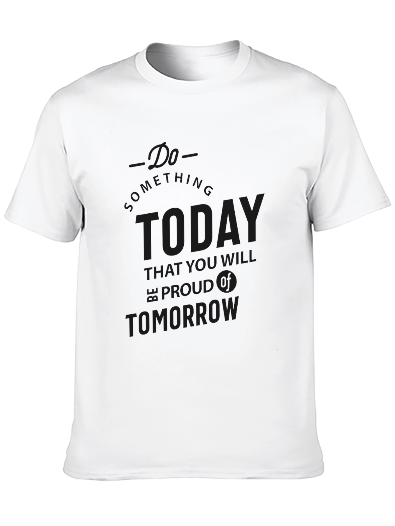 Black Motivational Black Graphic T-Shirt view 10