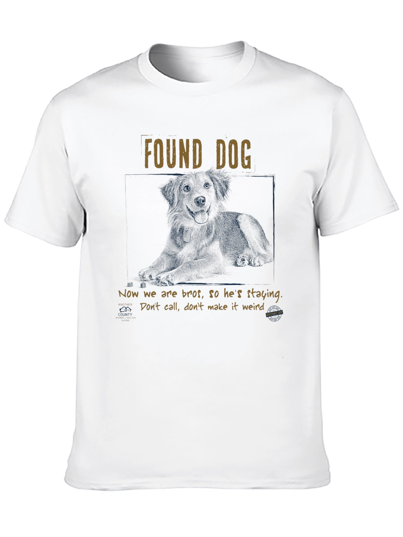 Black Found Dog Novelty Graphic Tee view 10