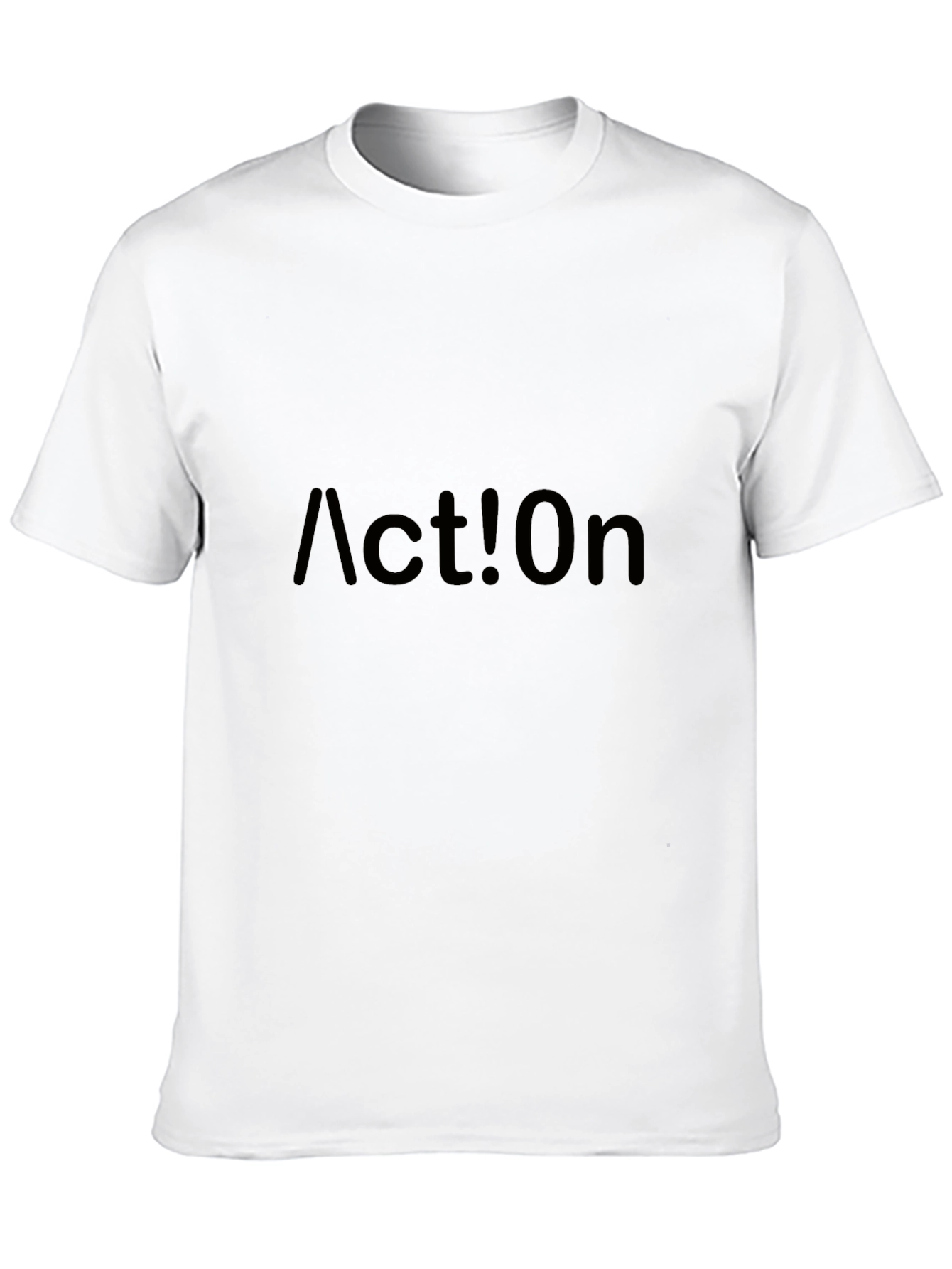 Black Action T-Shirt - Stylish & Comfortable Black Tee view 10