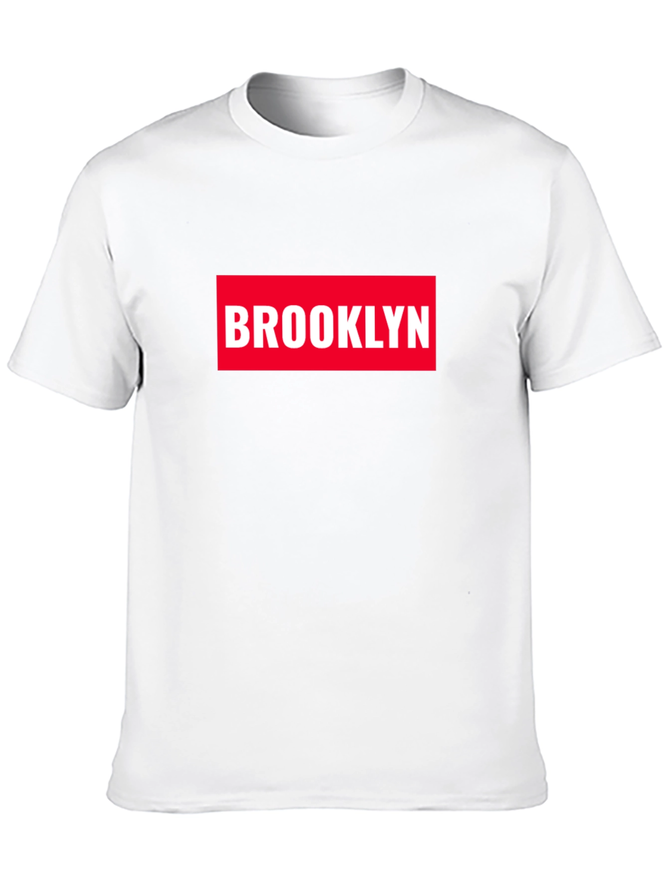 Black Brooklyn Graphic Print Men's Black T-Shirt view 10