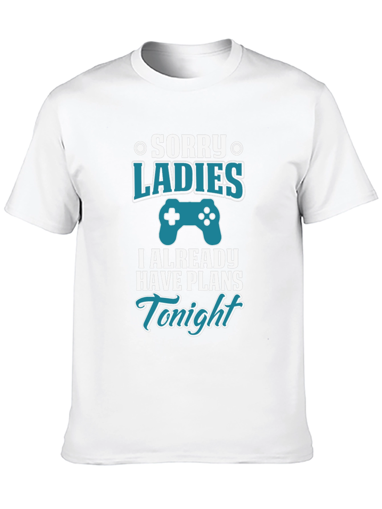 Black Sorry Ladies I Have Plans T-Shirt view 10