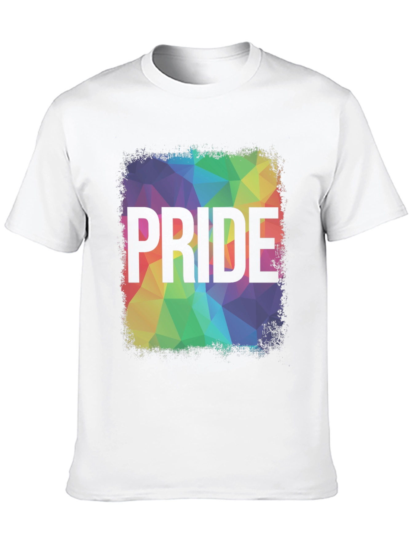 Black Pride Rainbow Graphic Tee - Men's Black T-Shirt view 10