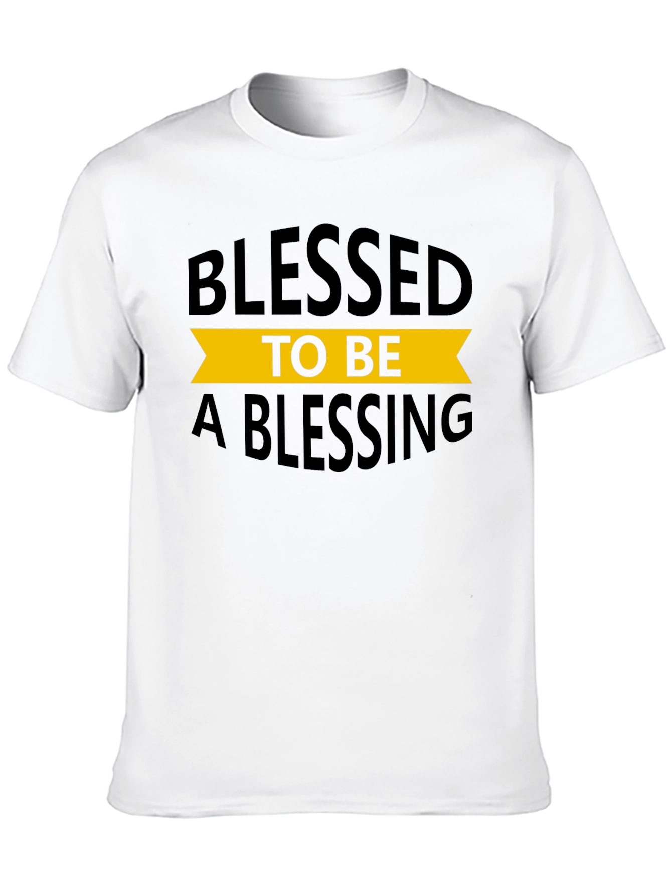 Black Blessed to Be a Blessing Black T-Shirt view 10
