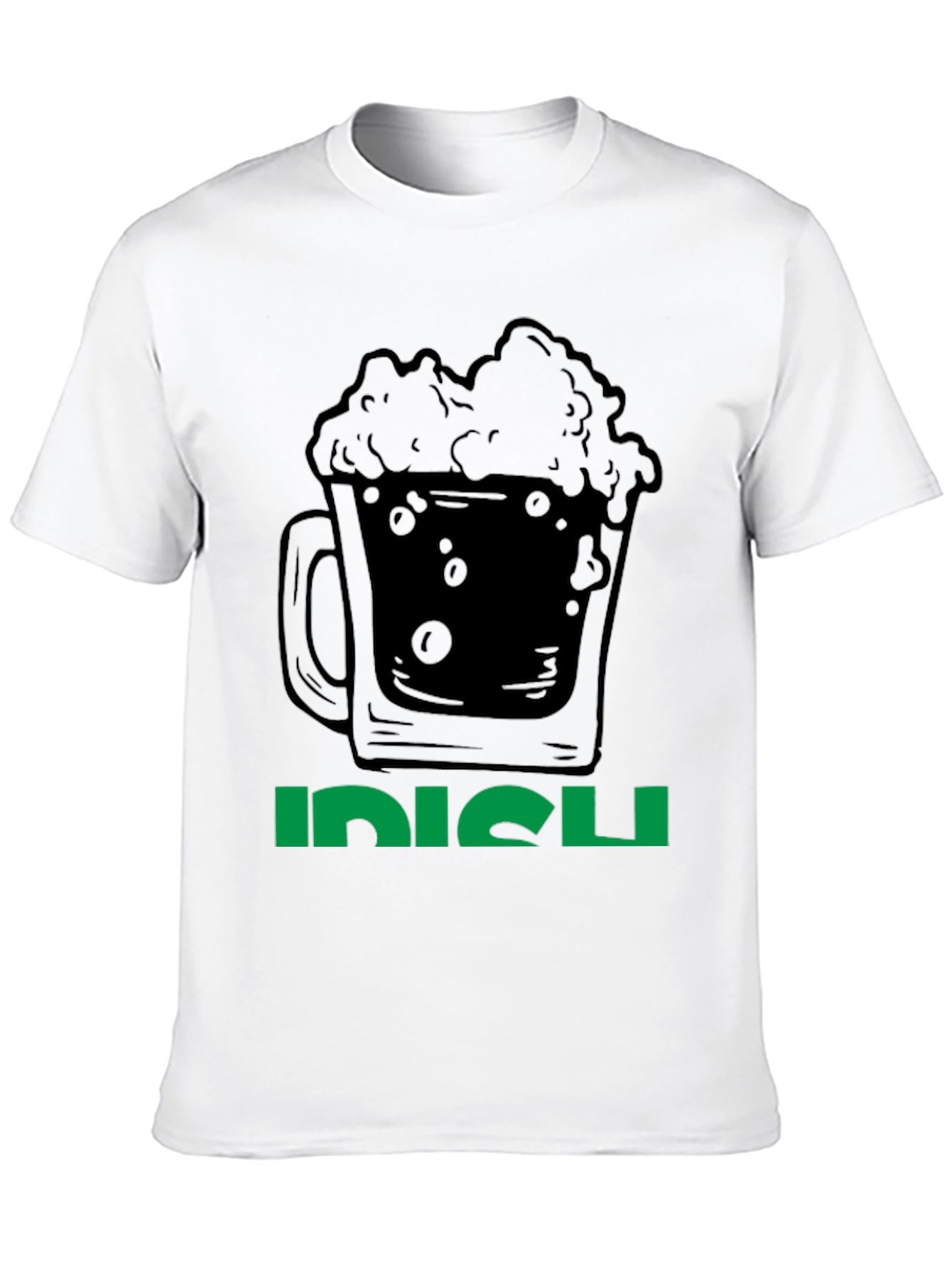 Black Irish Beer Mug Graphic Tee - St. Patrick's Day T-Shirt view 10