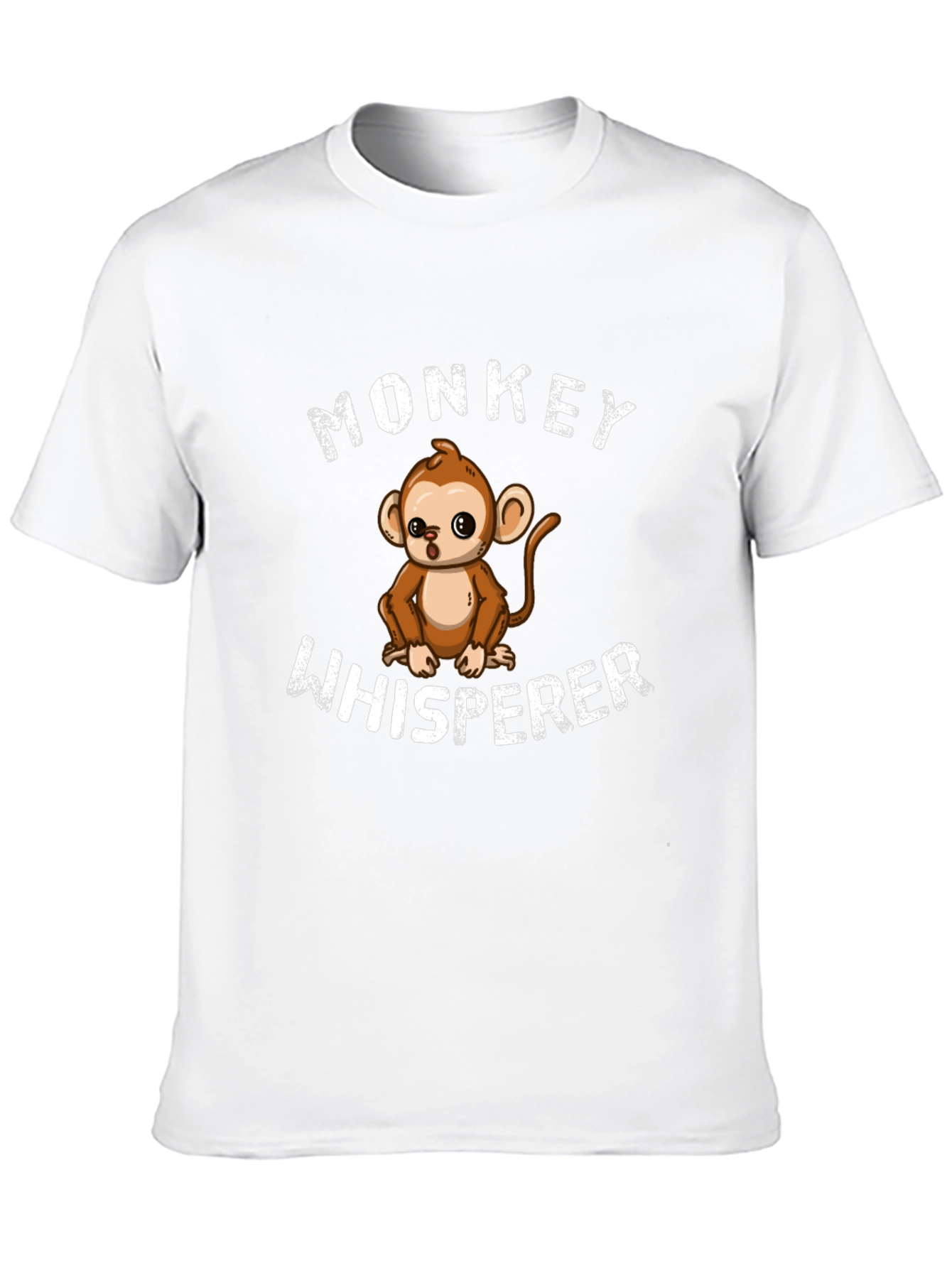 Black Monkey Whisperer Graphic T-Shirt - Novelty Tee view 10