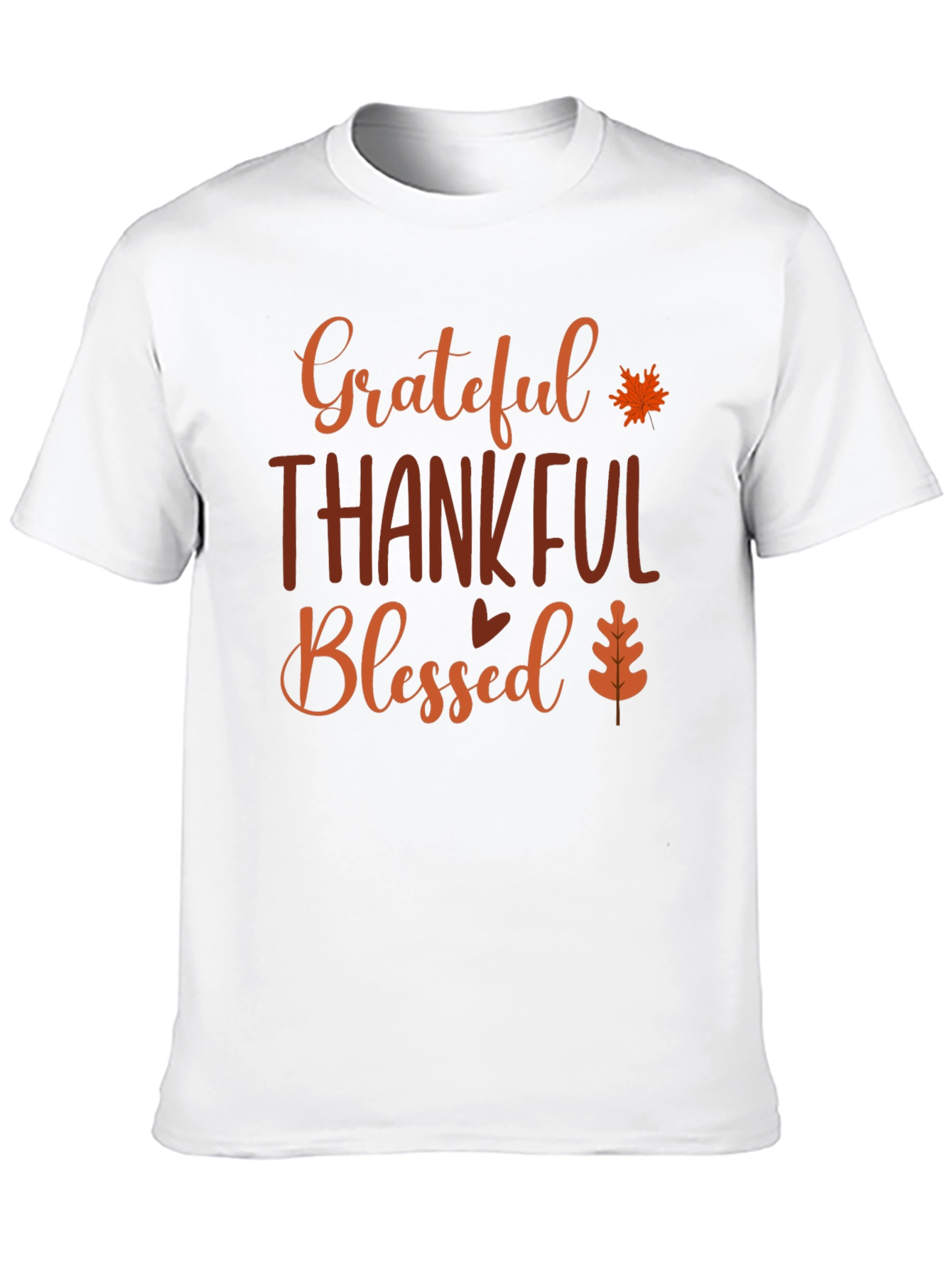 Black Grateful Thankful Blessed Graphic Tee view 10