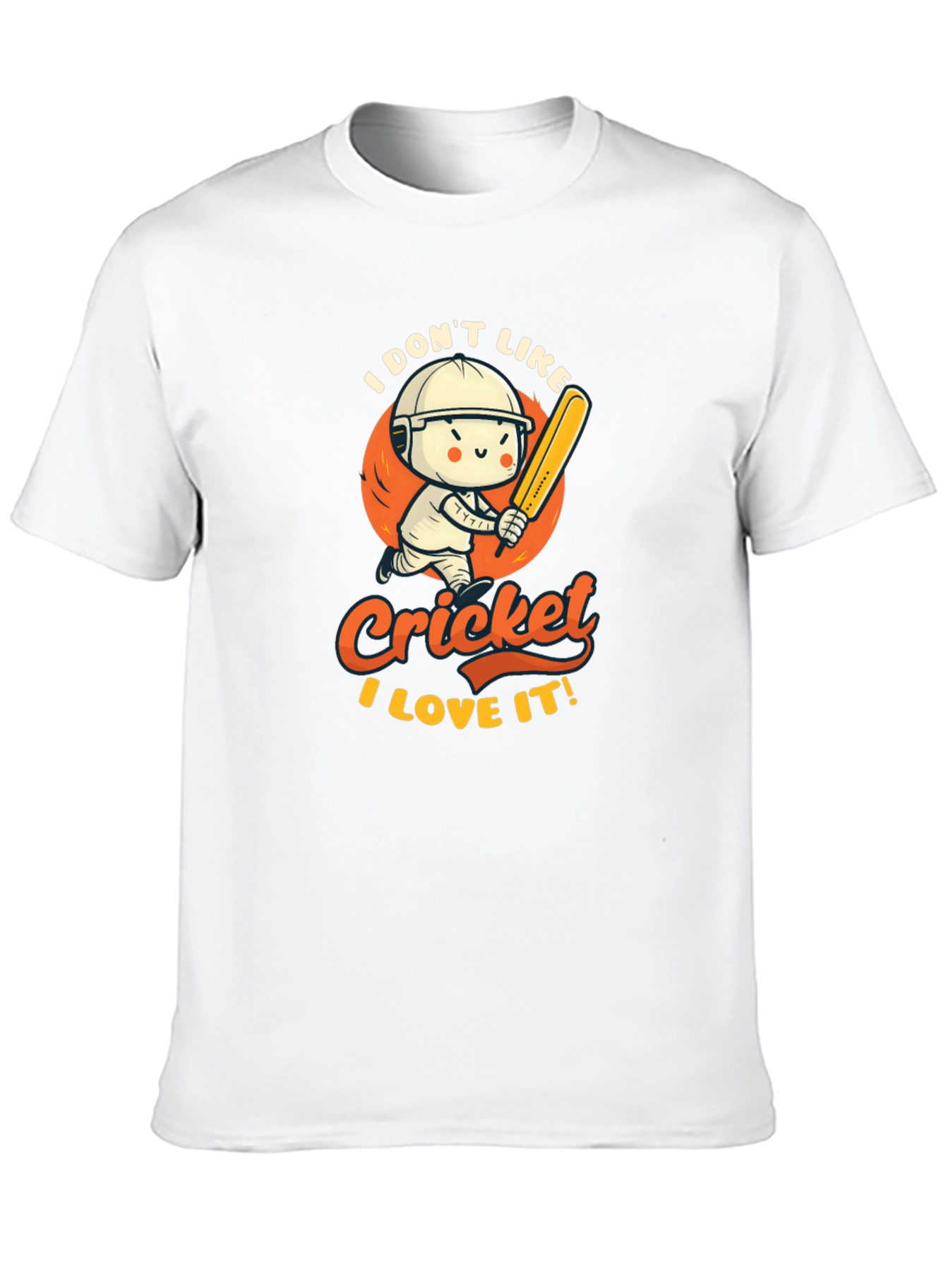 Black Cricket Lover Graphic T-Shirt - Sporty & Fun view 10