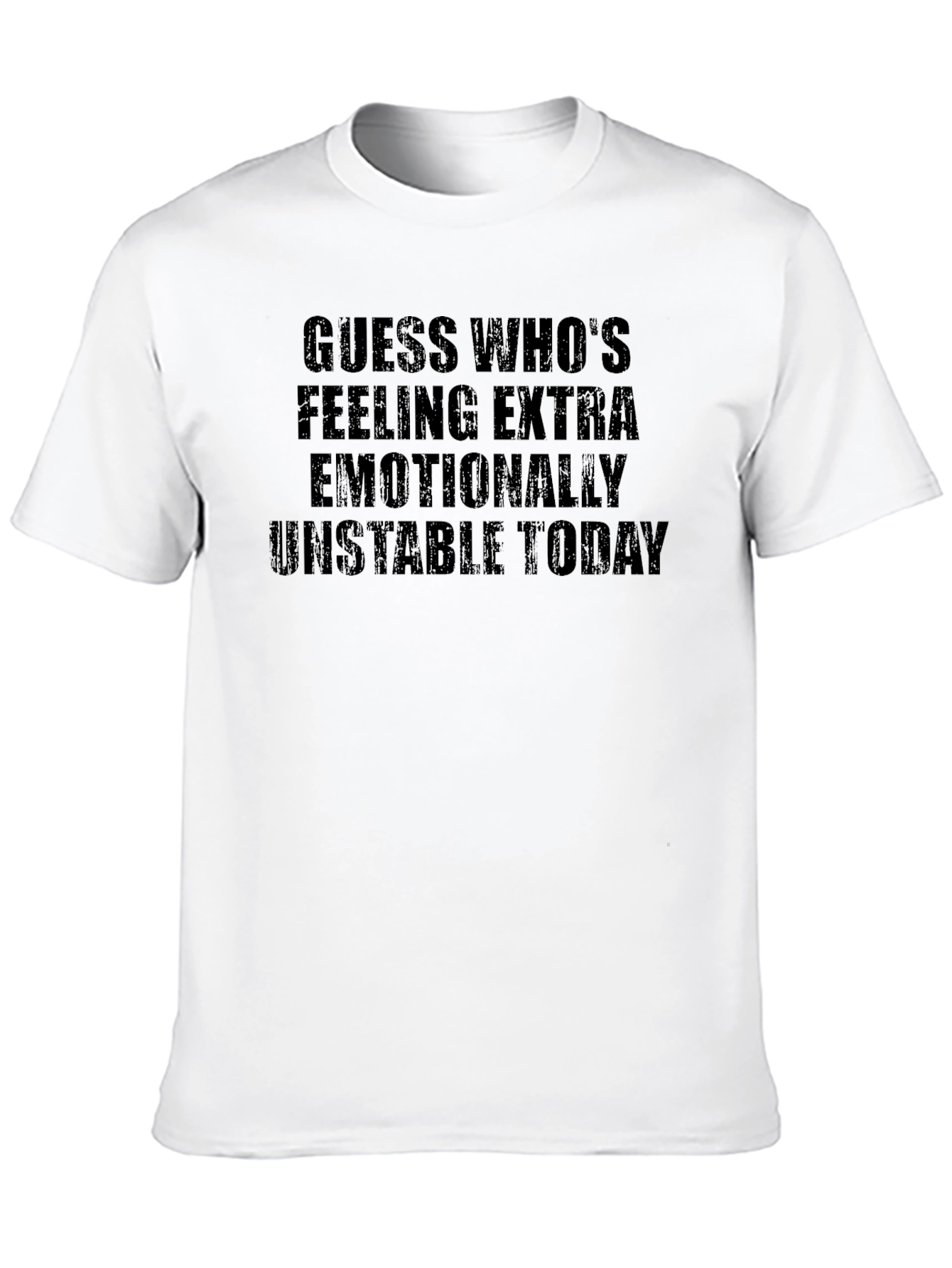 Black Emotionally Unstable T-Shirt view 10