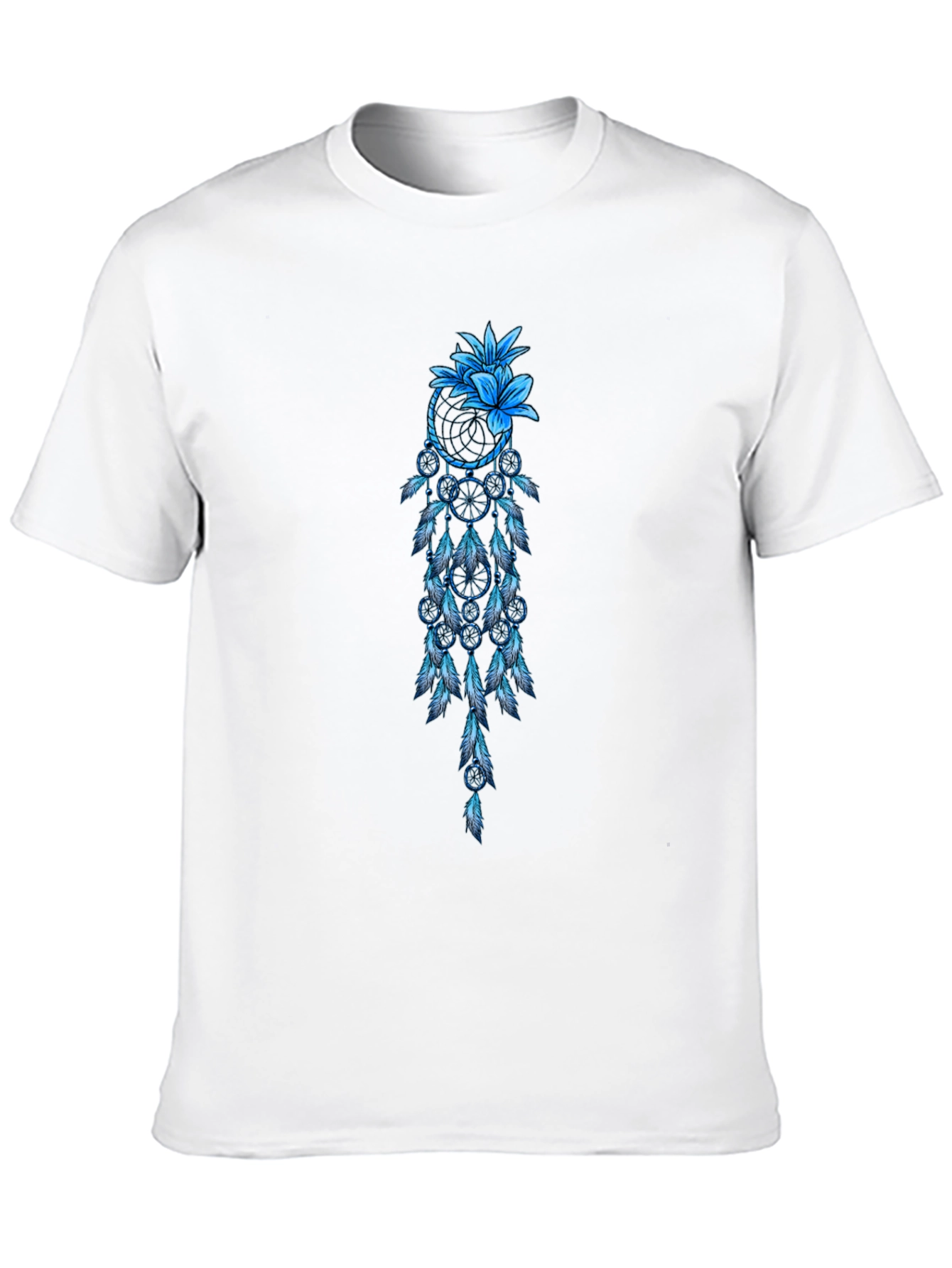Black Dreamcatcher Graphic Tee - Midnight Bloom Design view 10