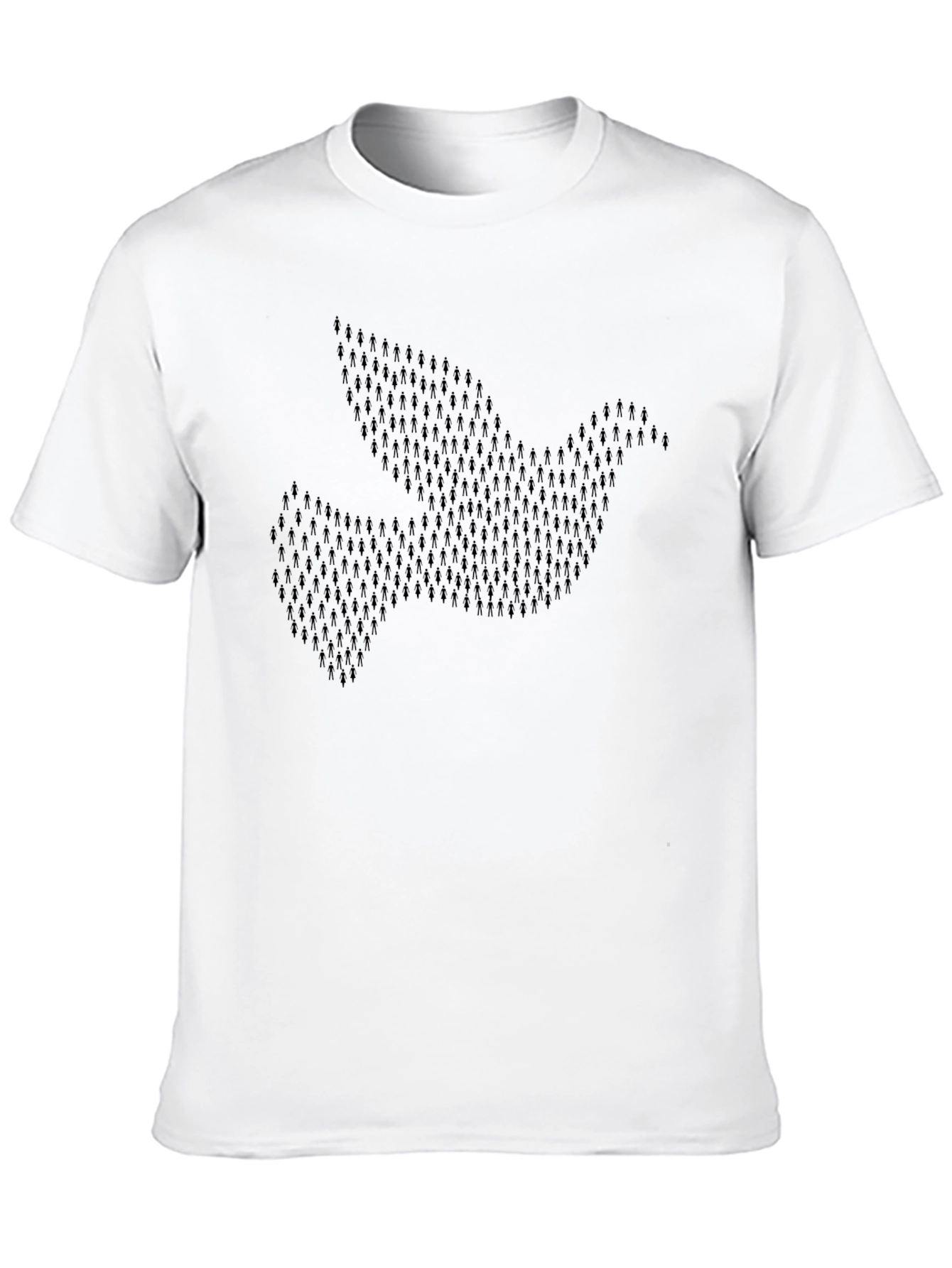 Black Dove Silhouette Graphic Tee - Black view 10