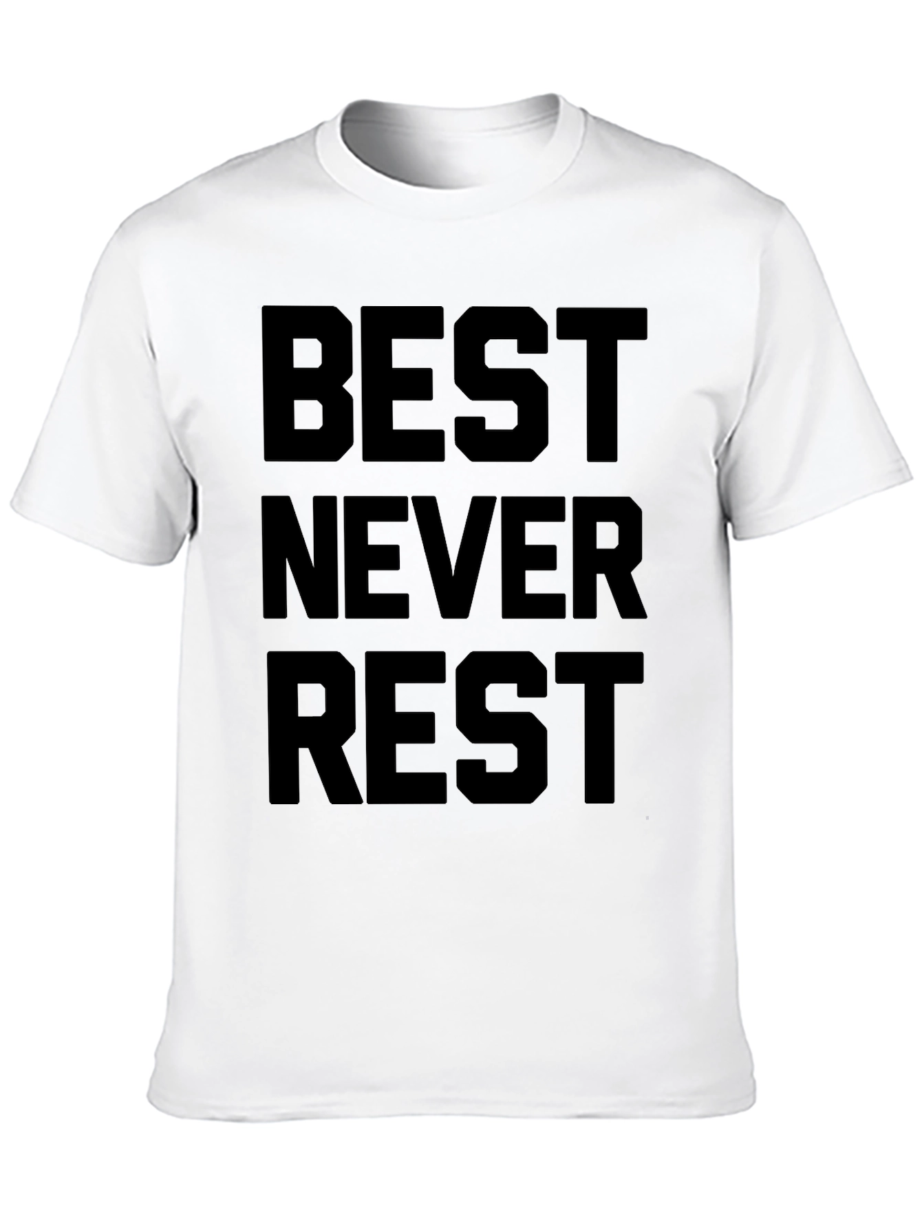 Black Best Never Rest Graphic Tee view 10