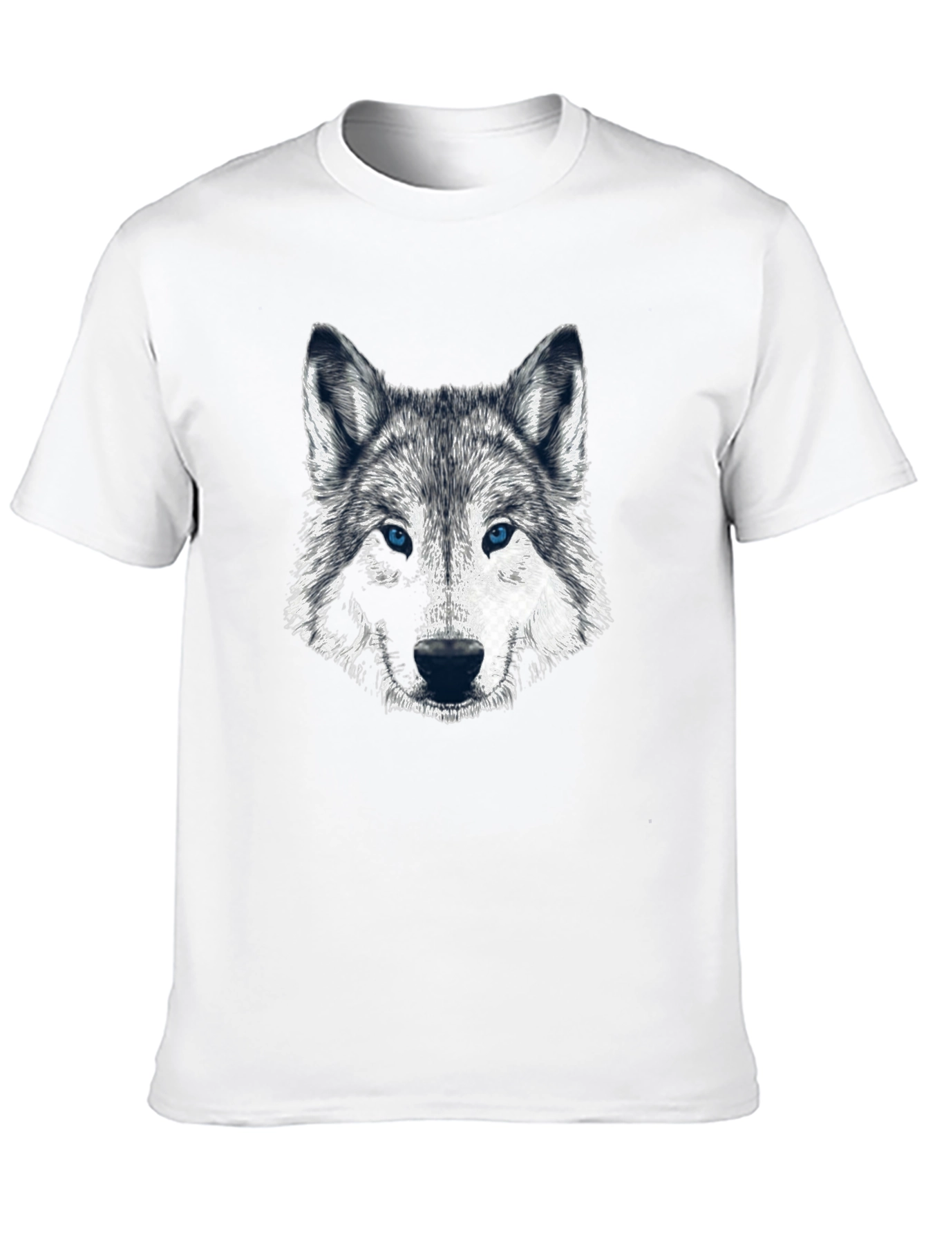 Black Wolf Graphic Tee - Mens Black T-Shirt view 10