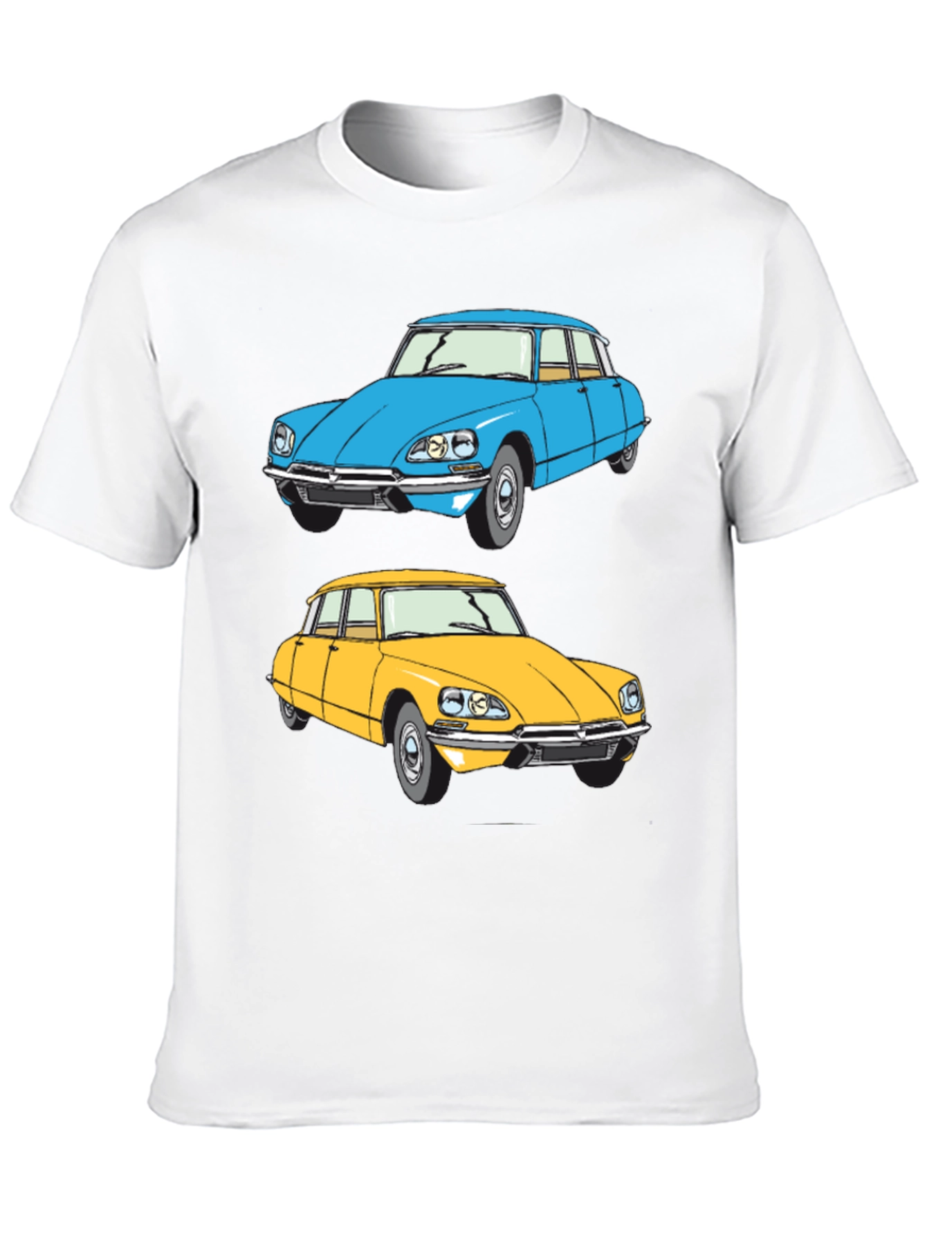 Black Classic Car Graphic Tee - Retro Style view 10