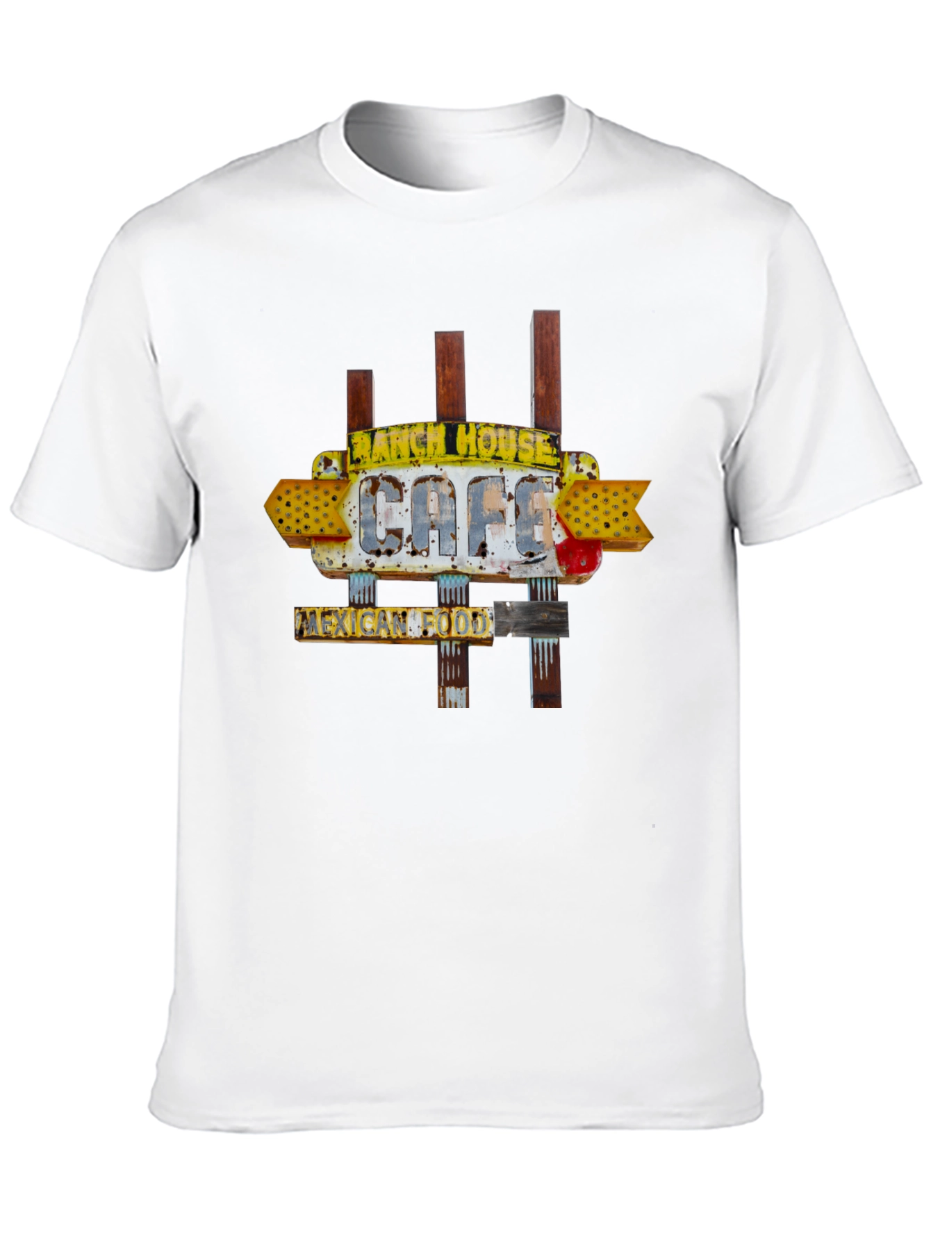 Vintage Ranch House Cafe T-Shirt - Mexican Food - 10