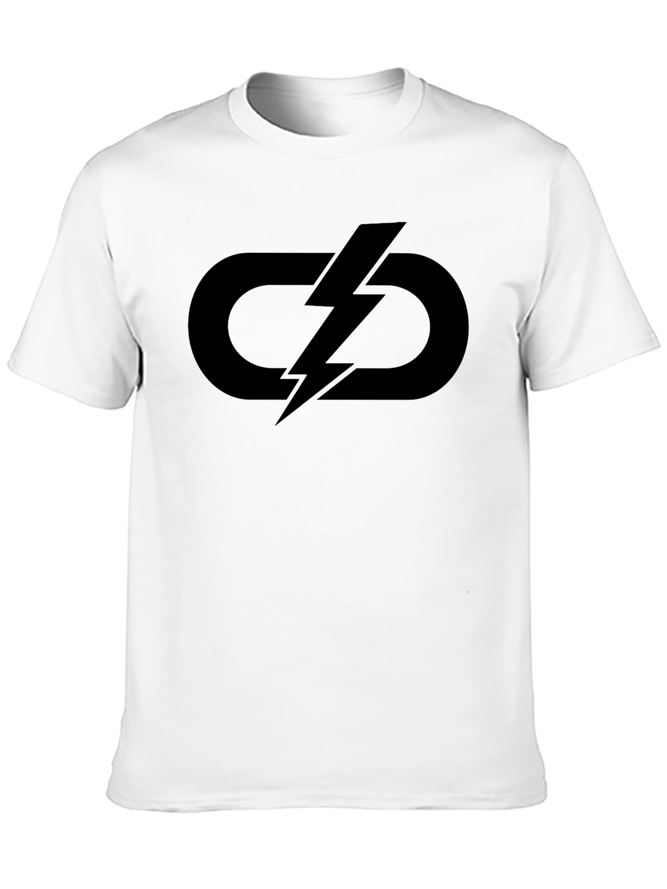 Black Black Lightning Logo Graphic T-Shirt view 10