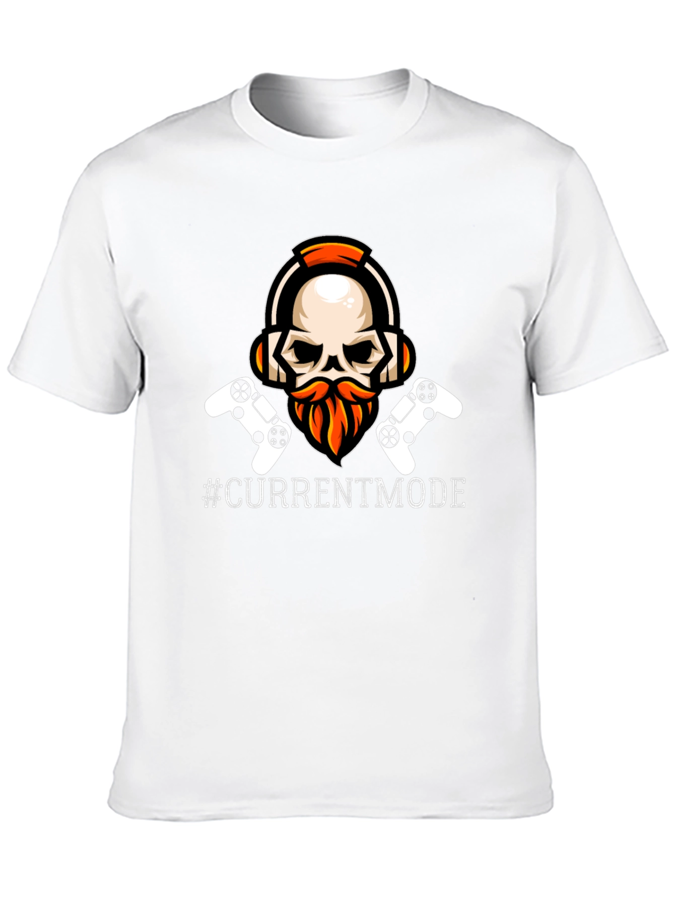 Black Gamer Skull T-Shirt - Current Mode Activated view 10