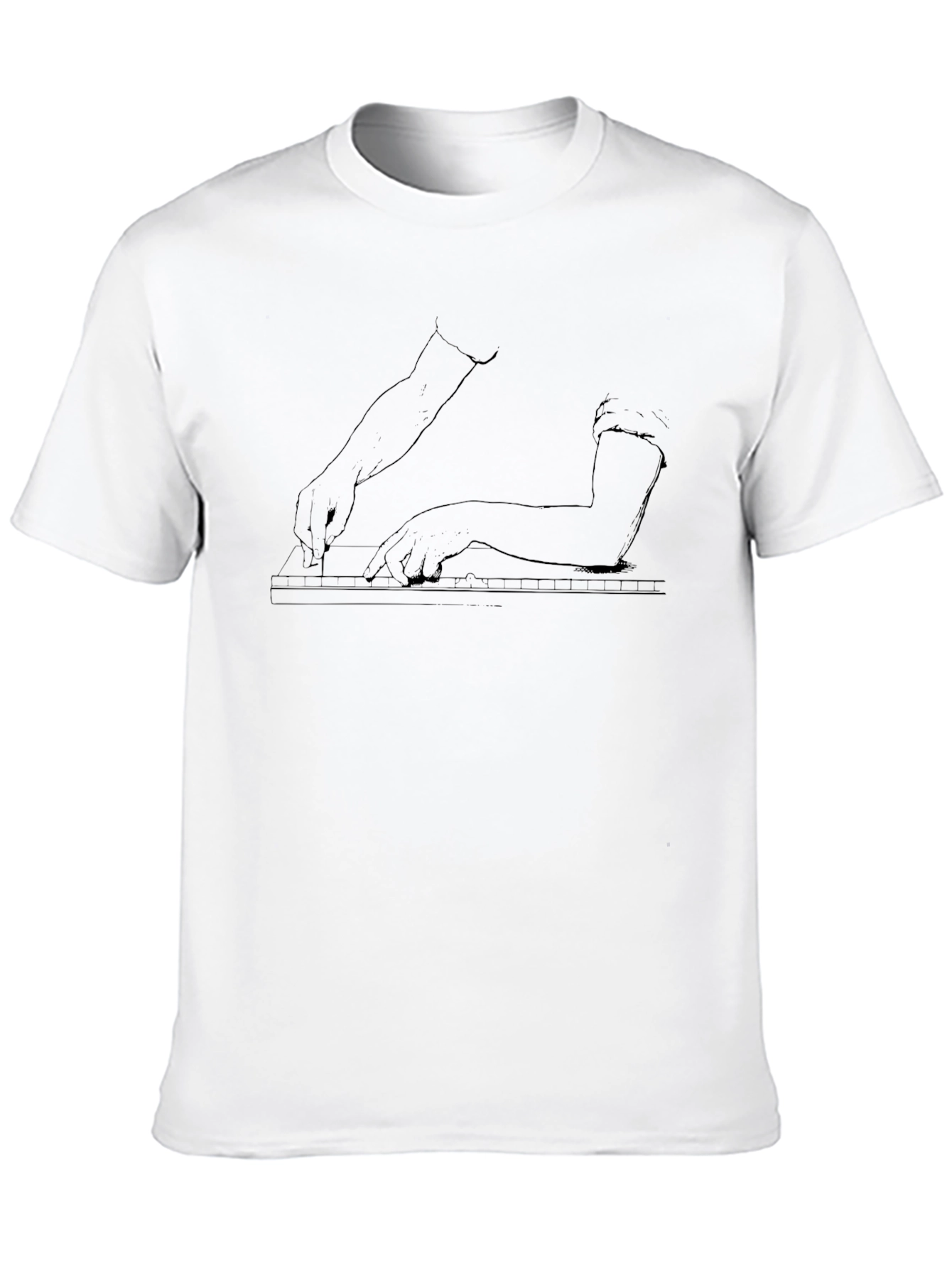 Black Piano Player Tee - Stylish Graphic T-Shirt view 10