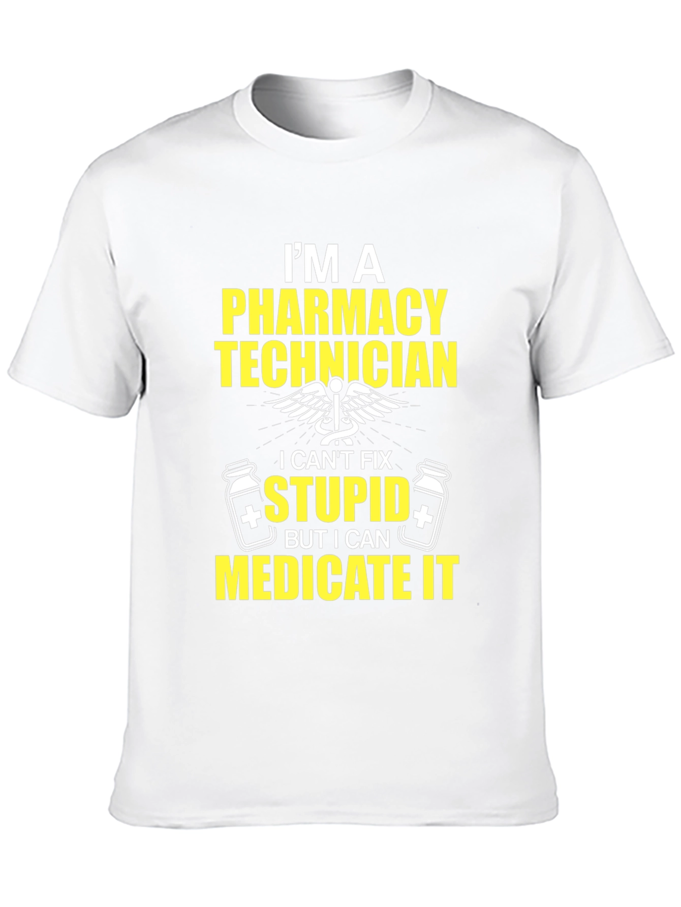 Black Pharmacy Technician T-Shirt - Medicate It view 10
