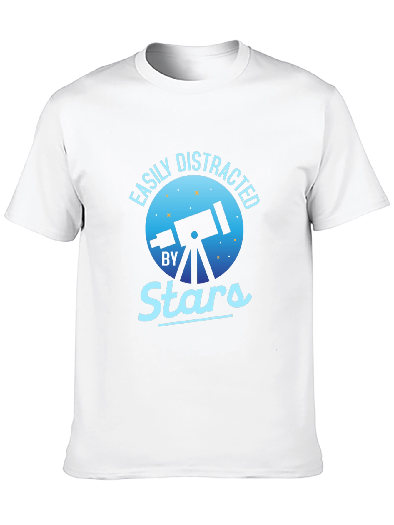Easily Distracted by Stars Graphic Tee - 10