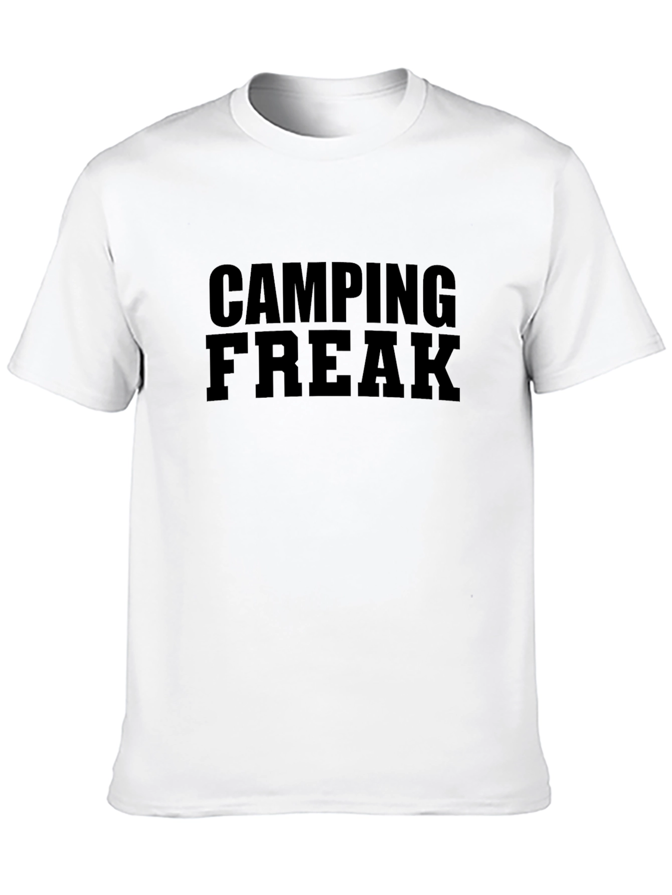 Black Camping Freak Black T-Shirt view 10