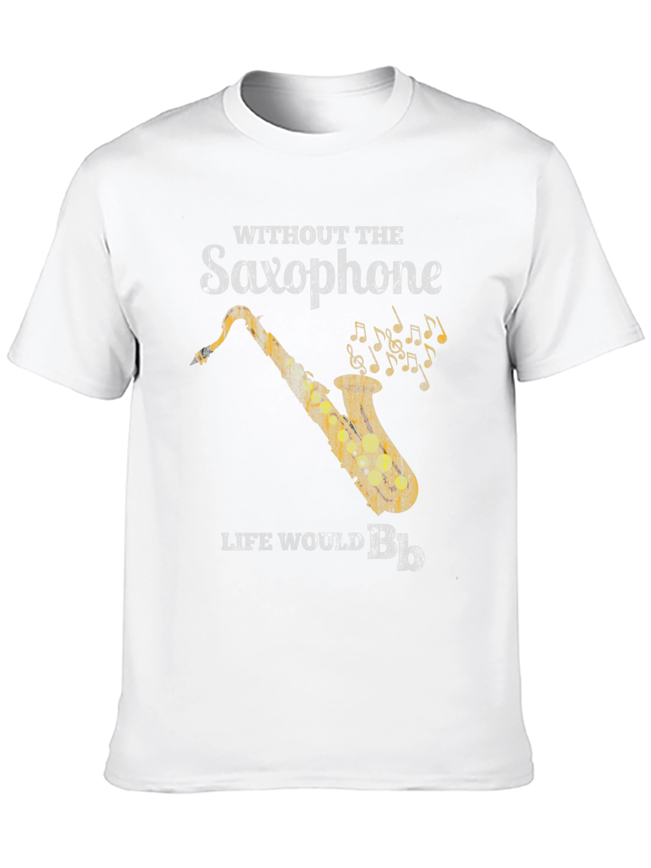 Black Saxophone Life Black T-Shirt view 10
