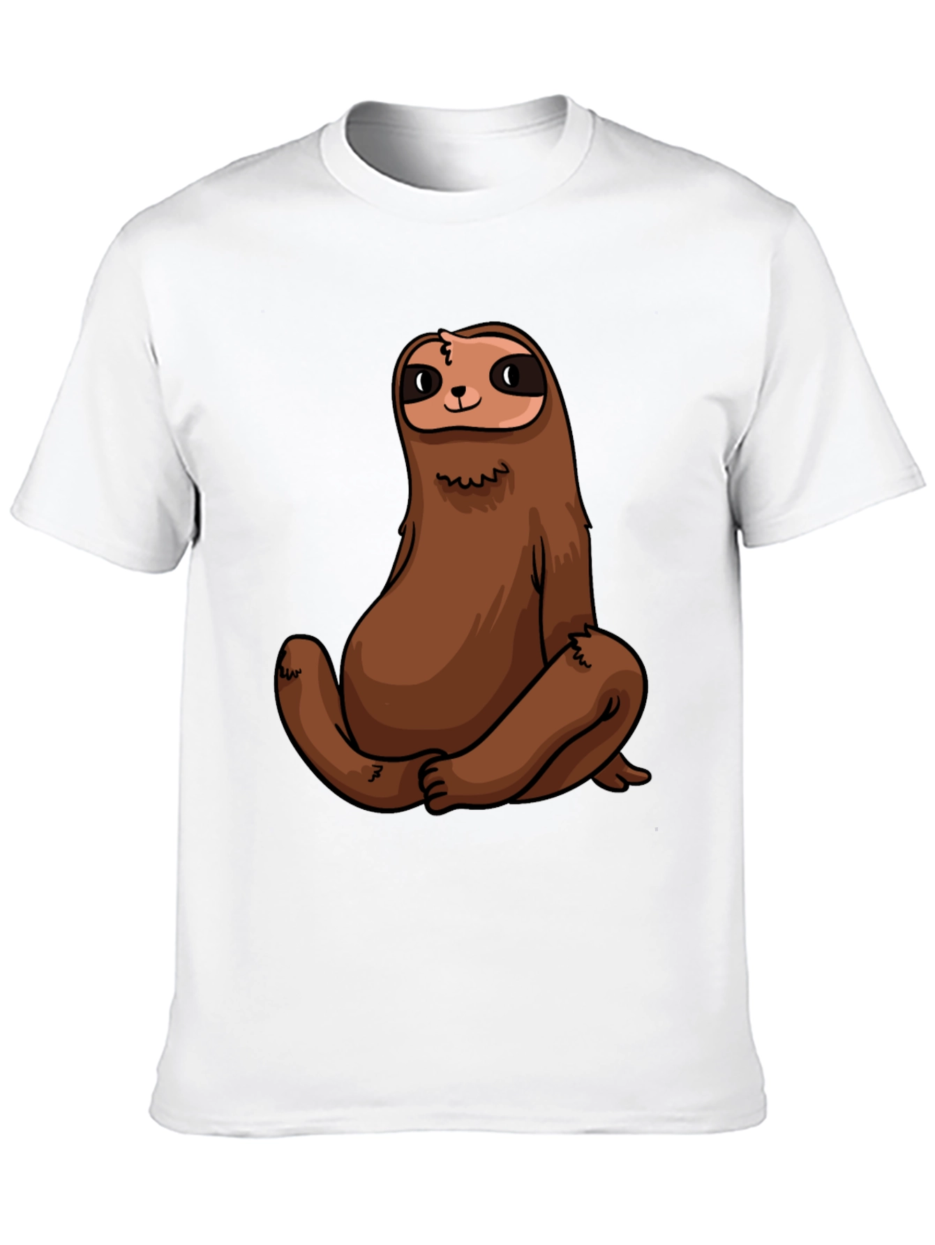 Black Sloth Graphic Tee - Men's Black T-Shirt view 10