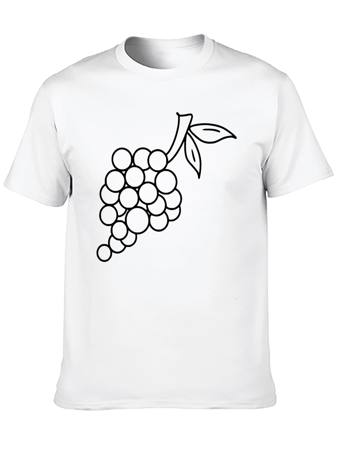 Black Grapes Graphic T-Shirt - Stylish & Comfy view 10