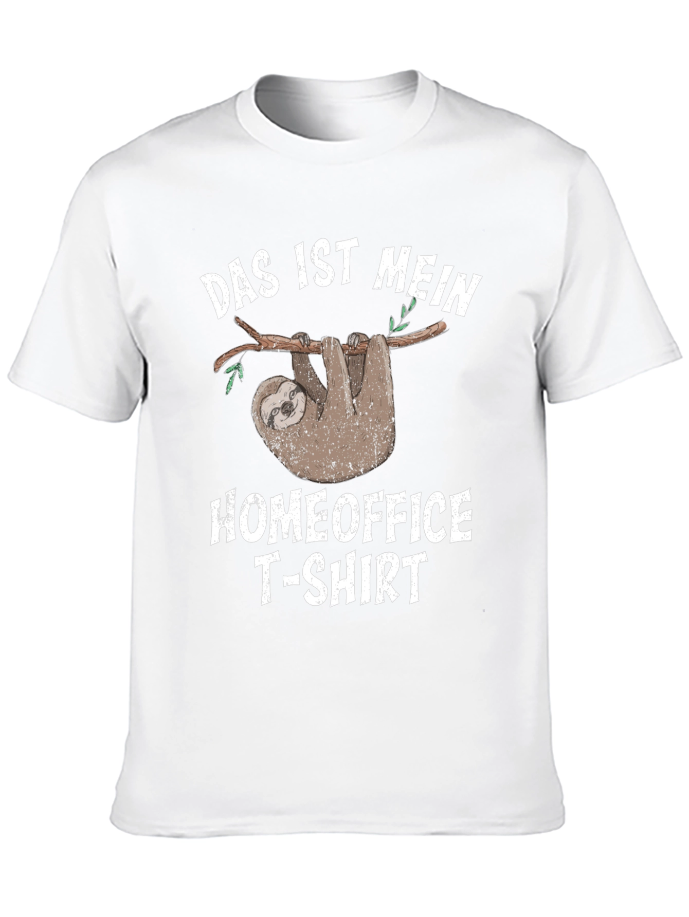 Black Das Ist Mein Homeoffice T-Shirt Funny Sloth Graphic Tee view 10